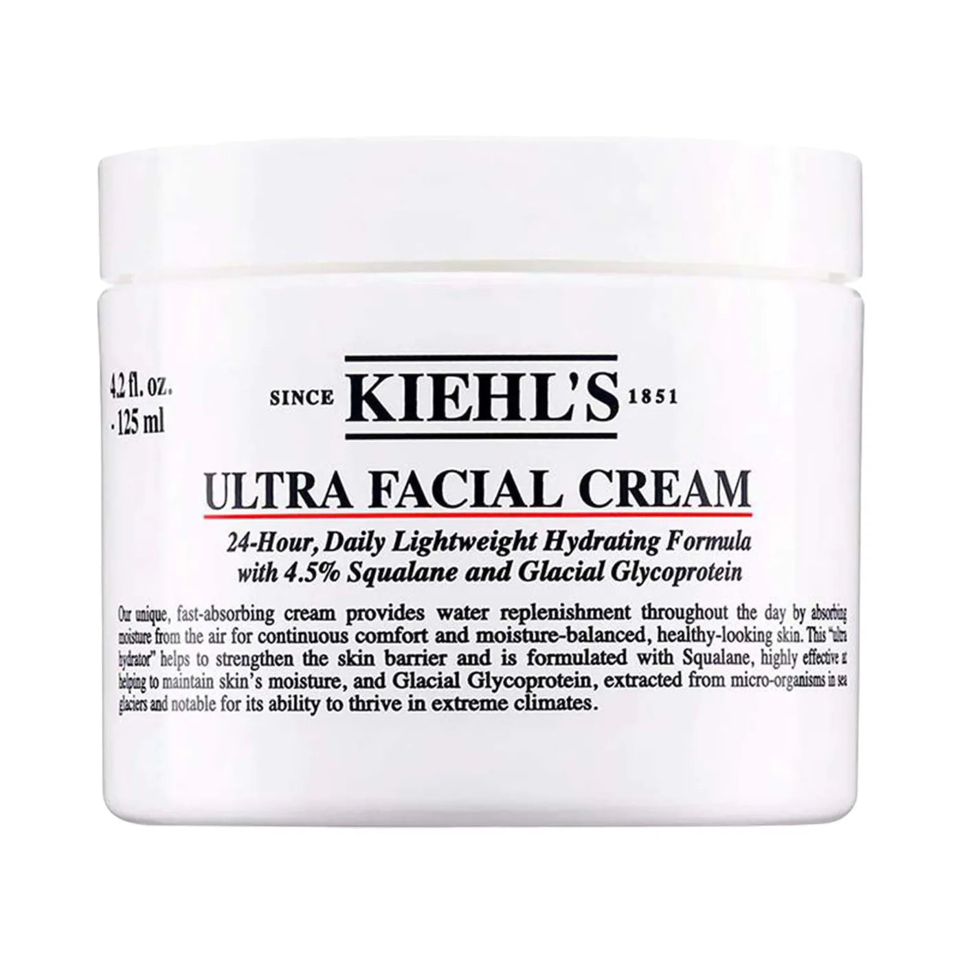 Kiehl's Ultra Facial Refillable Moisturizing Cream with Squalane *Pre-Orden*