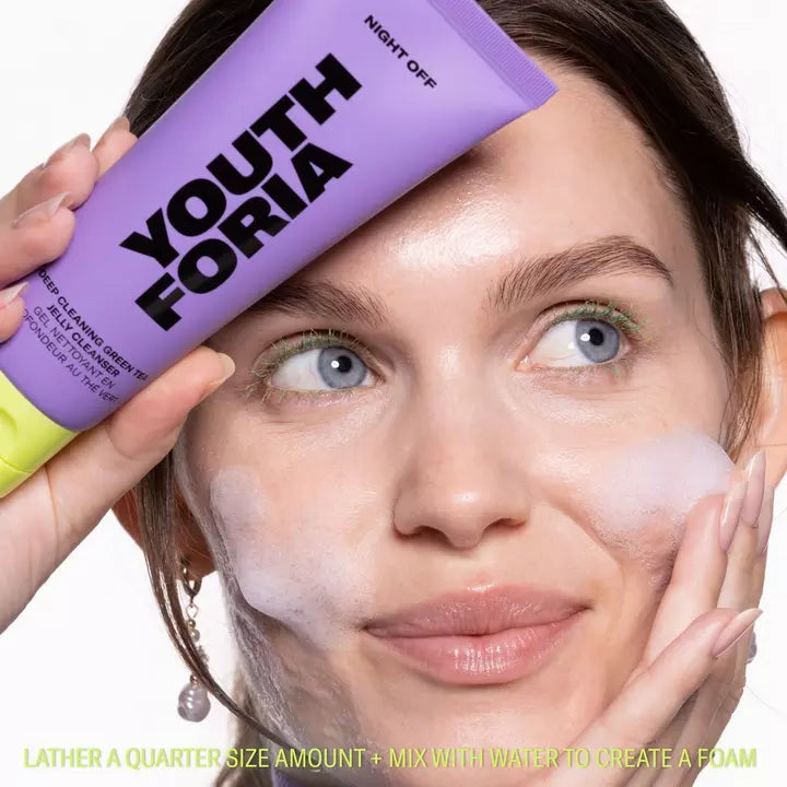 Youthforia NIGHT OFF FACE WASH Green Tea Deep Cleanser *Pre-Orden*