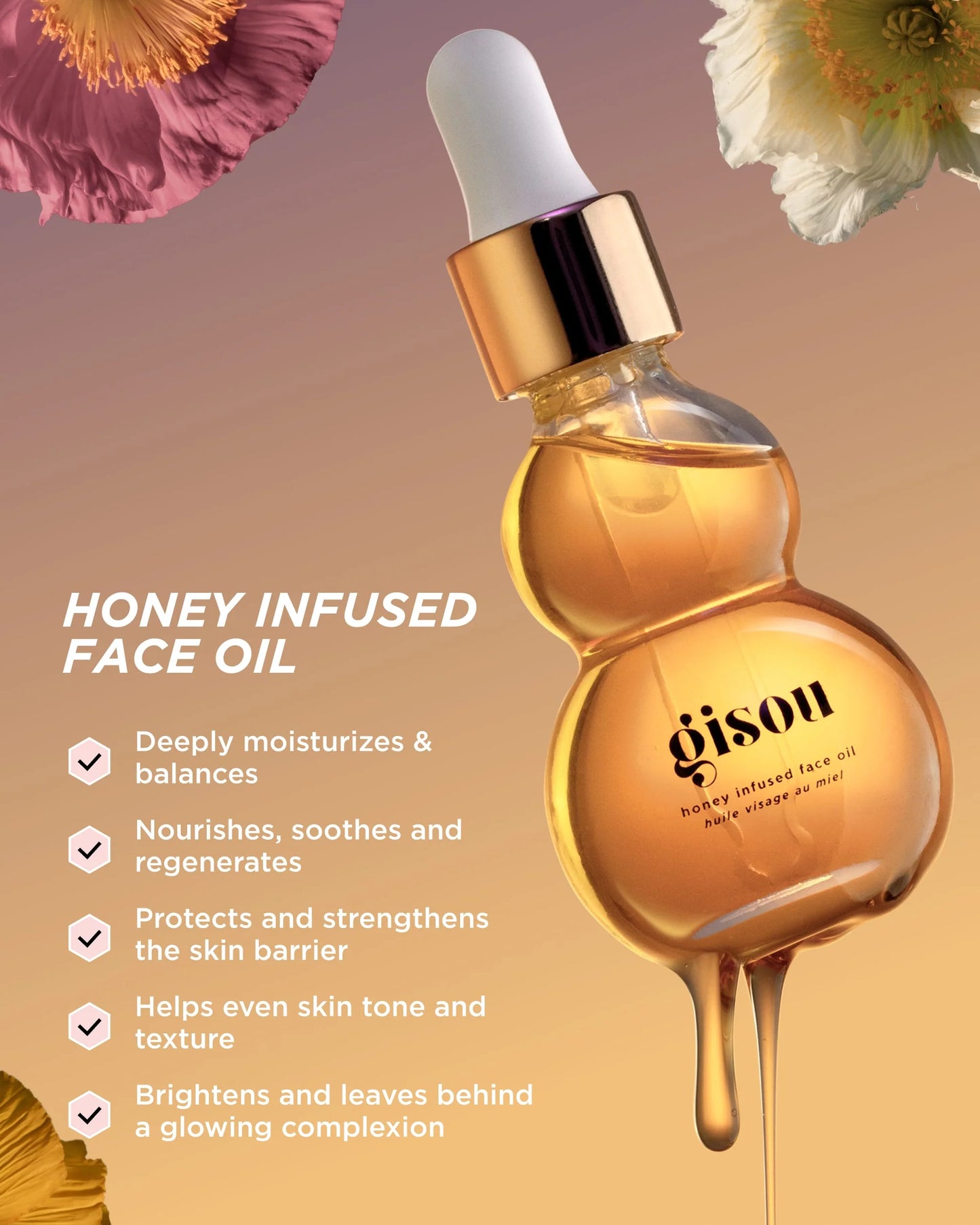 Gisou Face Oil Honey Infused *Pre-Orden*