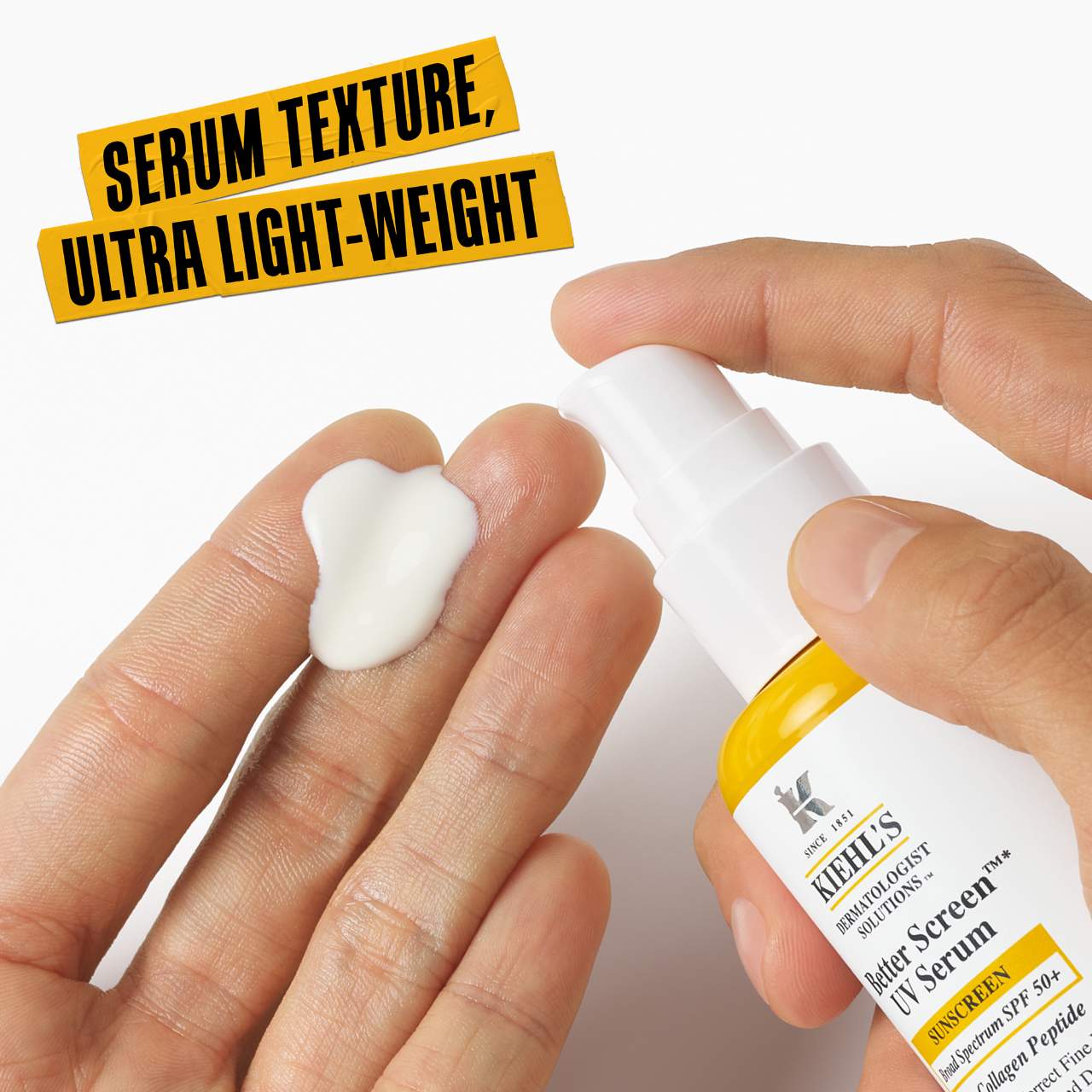 Kiehl's Better Screen™ UV Serum SPF 50+ Facial Sunscreen with Collagen Peptide *Pre-Orden*