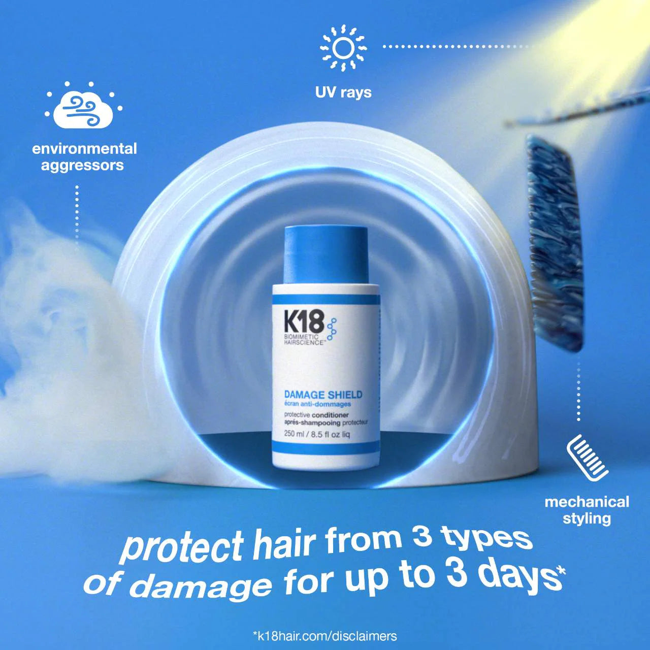 K18 Biomimetic Hairscience DAMAGE SHIELD Protective Conditioner *Pre-Orden*