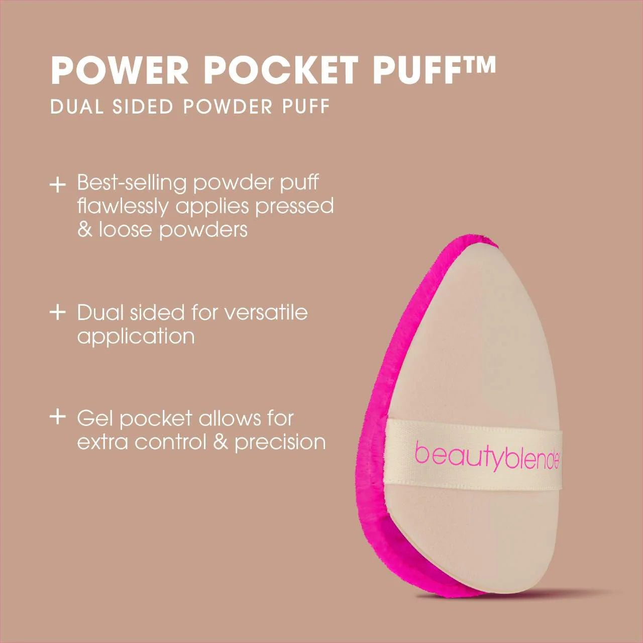 Beautyblender Dual-Sided Powder Puff for Setting and Baking *Pre-Orden*