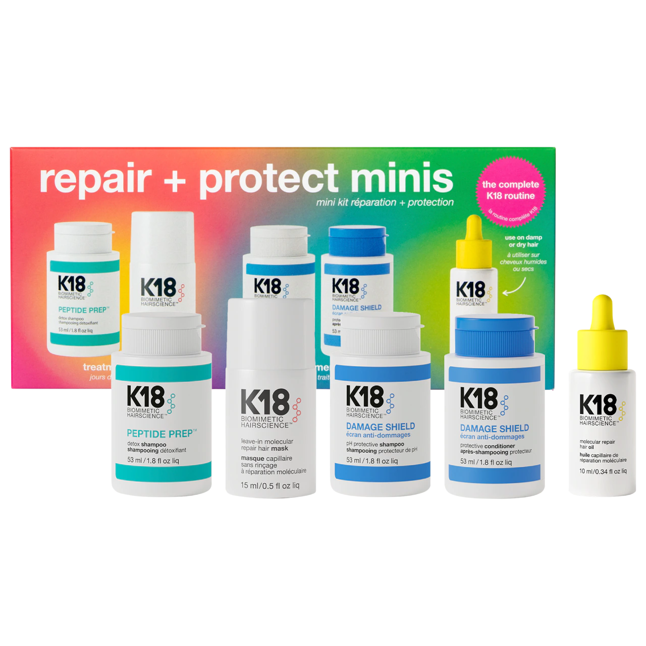 K18 Biomimetic Hairscience Repair + Protect Mini's Hair Set LIMITED EDITION *Pre-Orden*