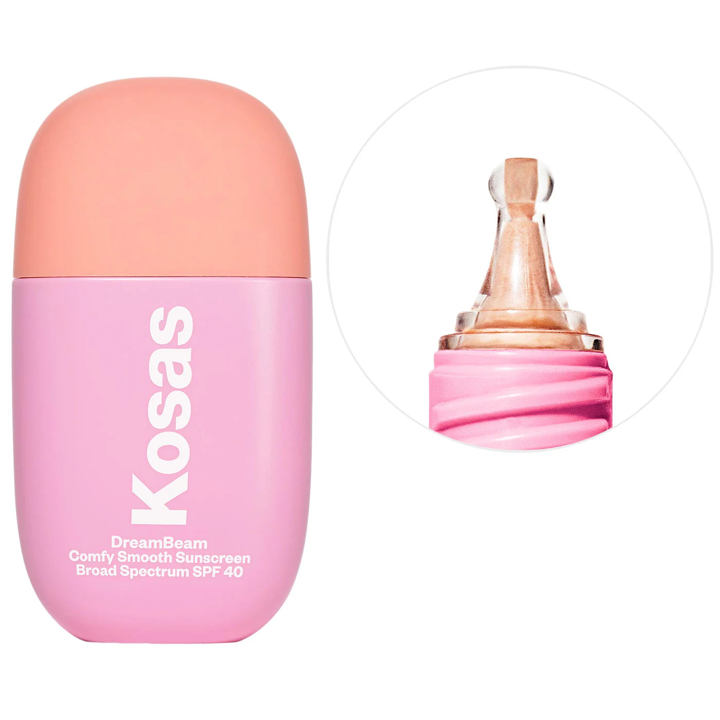 Kosas DreamBeam Silicone-Free Mineral Sunscreen SPF 40 with Ceramides and Peptides *Pre-Orden*