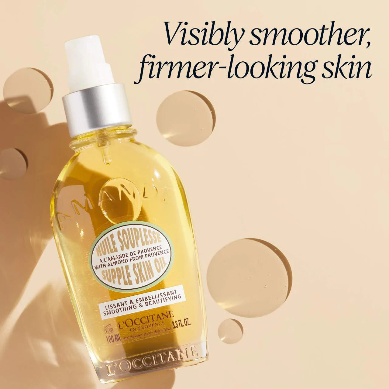 L'Occitane  Smoothing and Firming Almond Supple Skin Body Oil *Pre-Orden*