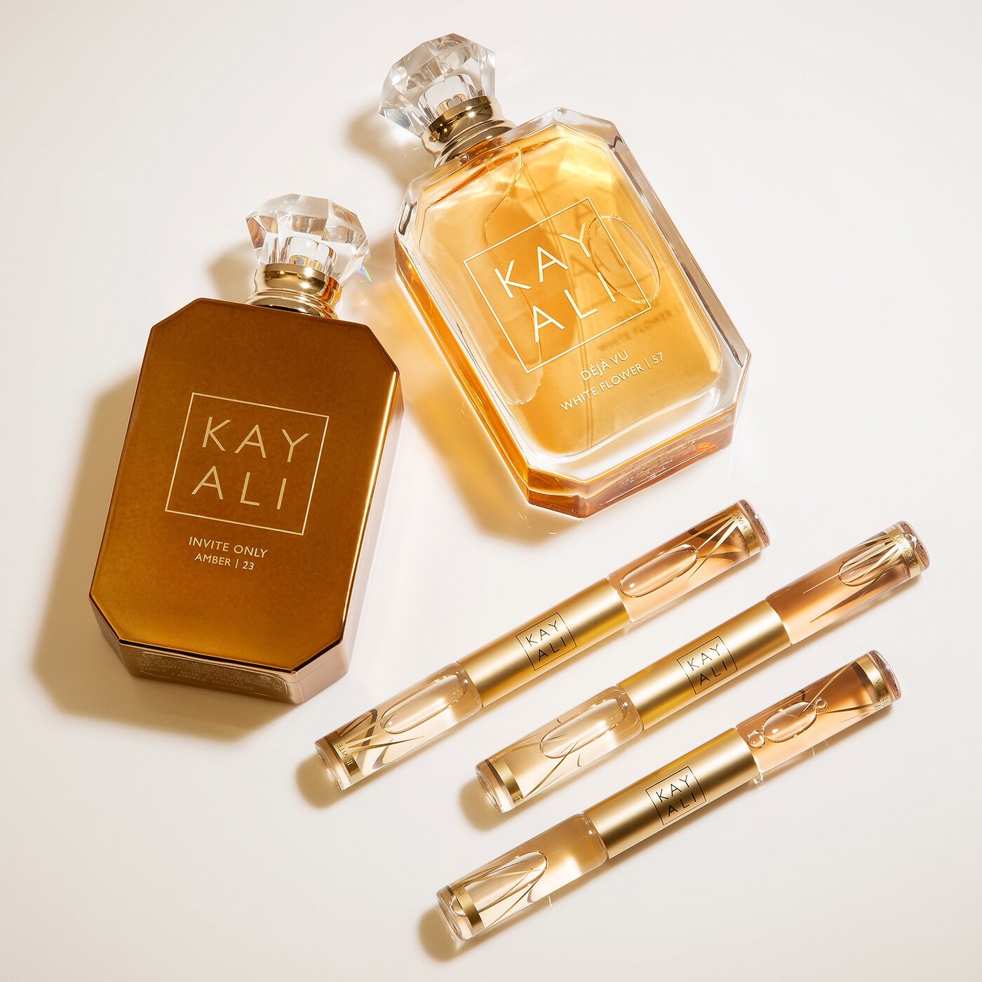 KAYALI INVITE ONLY AMBER | 23 & DÉJÀ VU WHITE FLOWER | 57 Double Rollerball LIMITED EDITION *Pre-Orden*