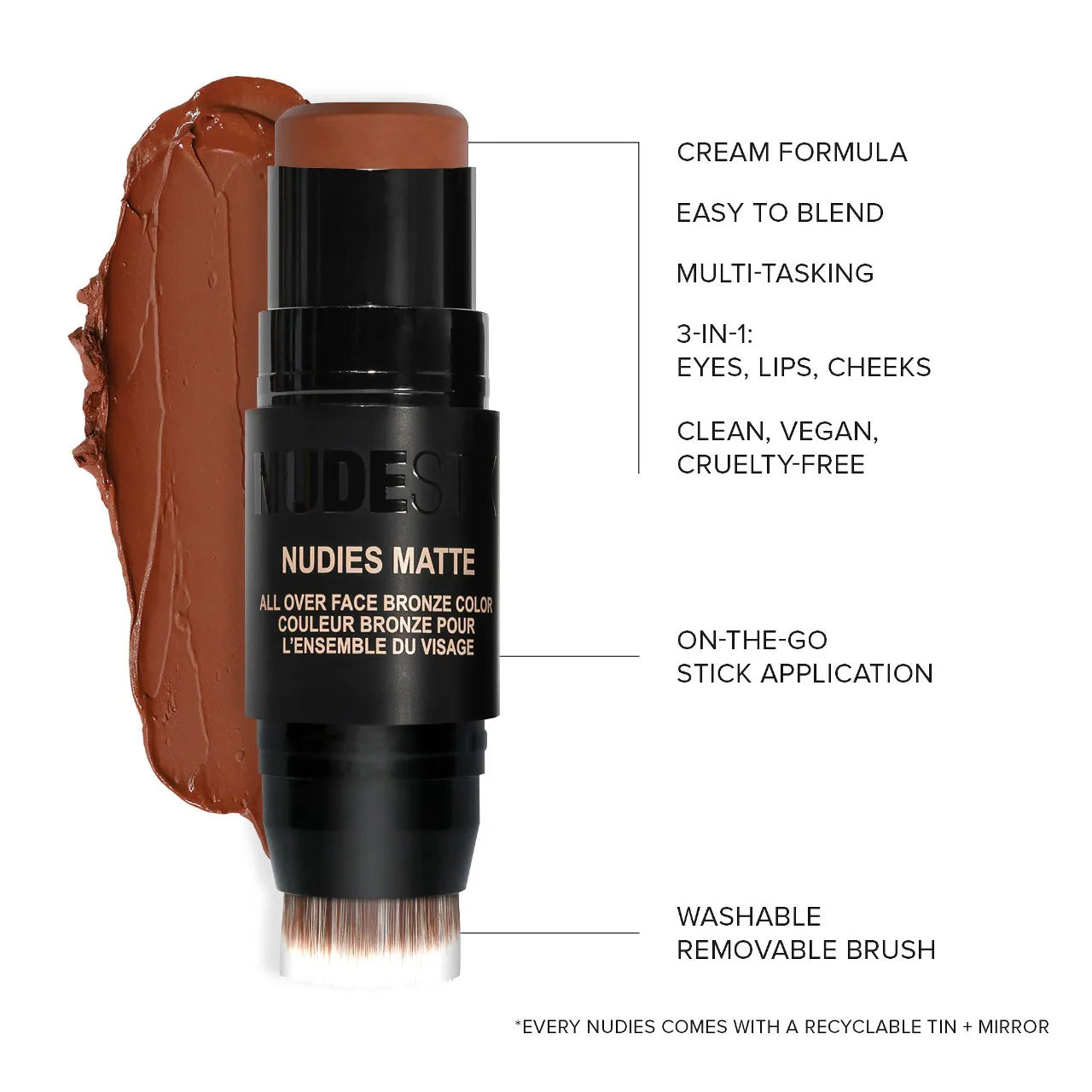 NUDESTIX Nudies Matte Cream Bronzer *Pre-Orden*