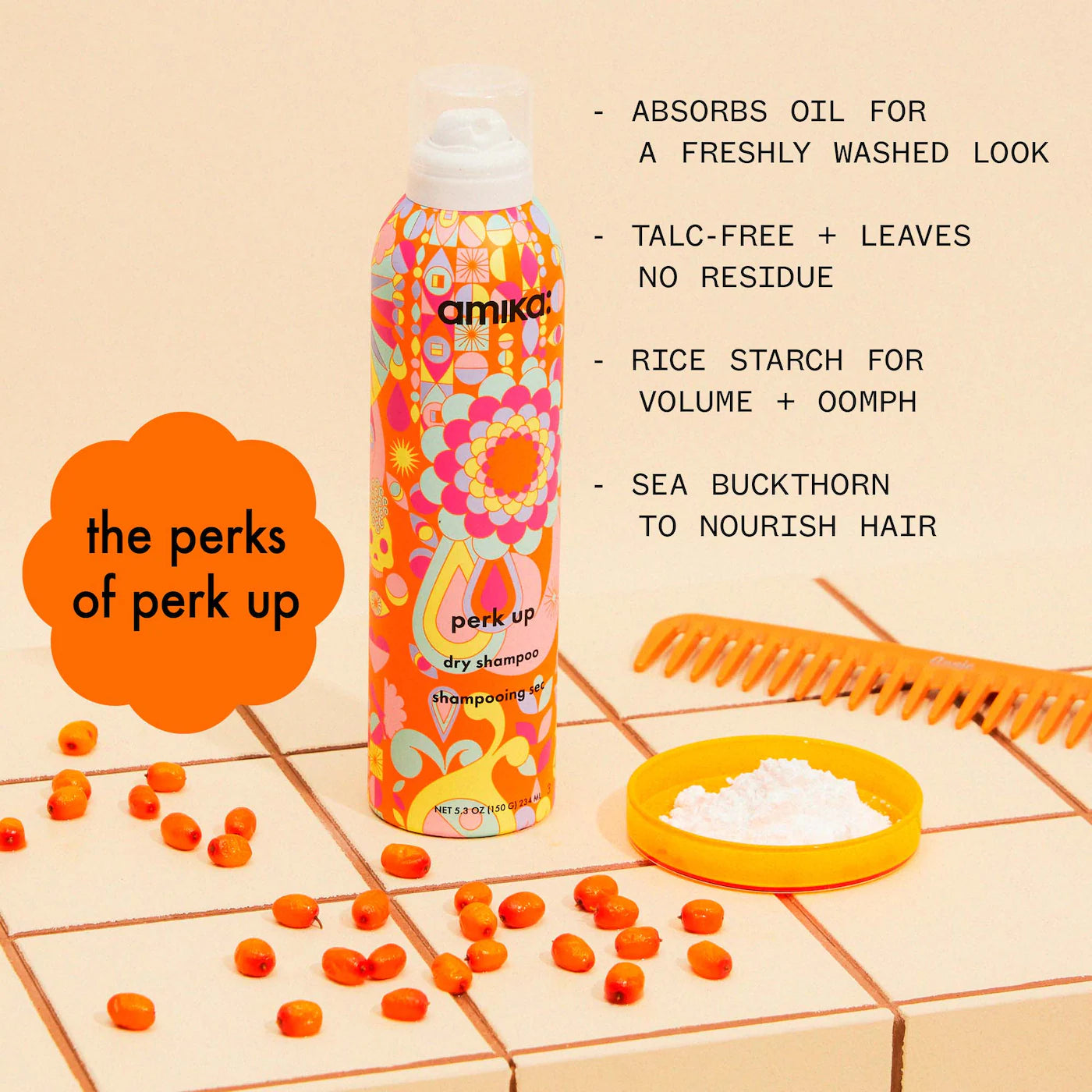 amika Perk Up Talc-Free Dry Shampoo *Pre-Orden*