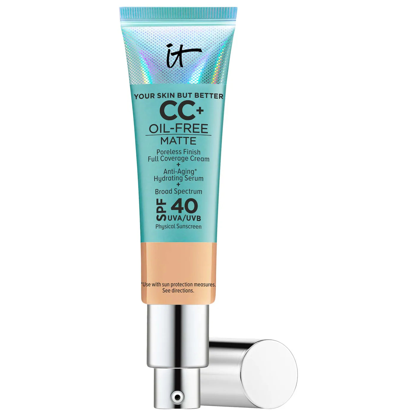 IT Cosmetics CC+ Cream Oil-Free Matte with SPF 40 Standard size *Pre-Orden*