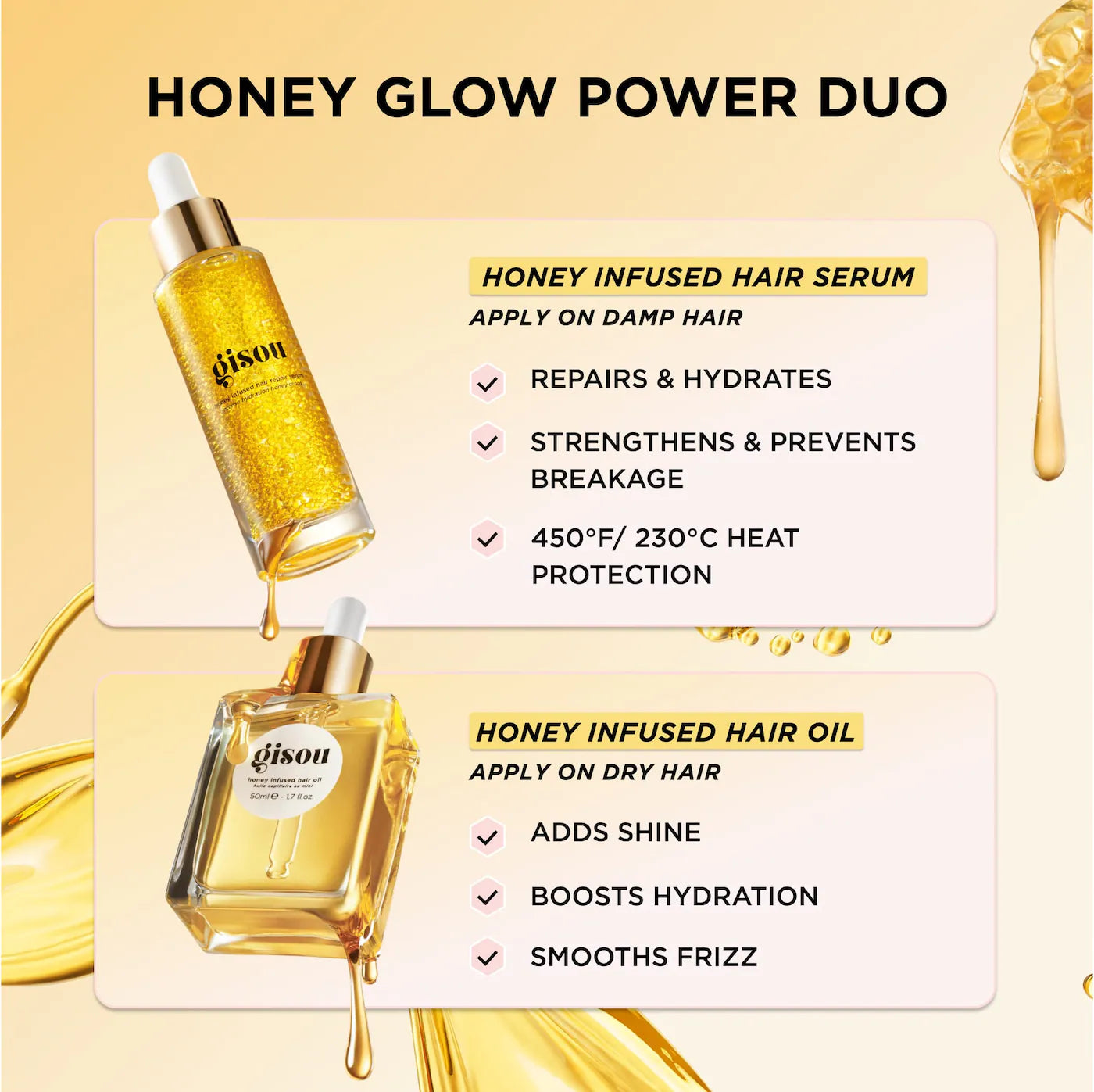 Gisou Honey Infused Hair Oil *Pre-Orden*