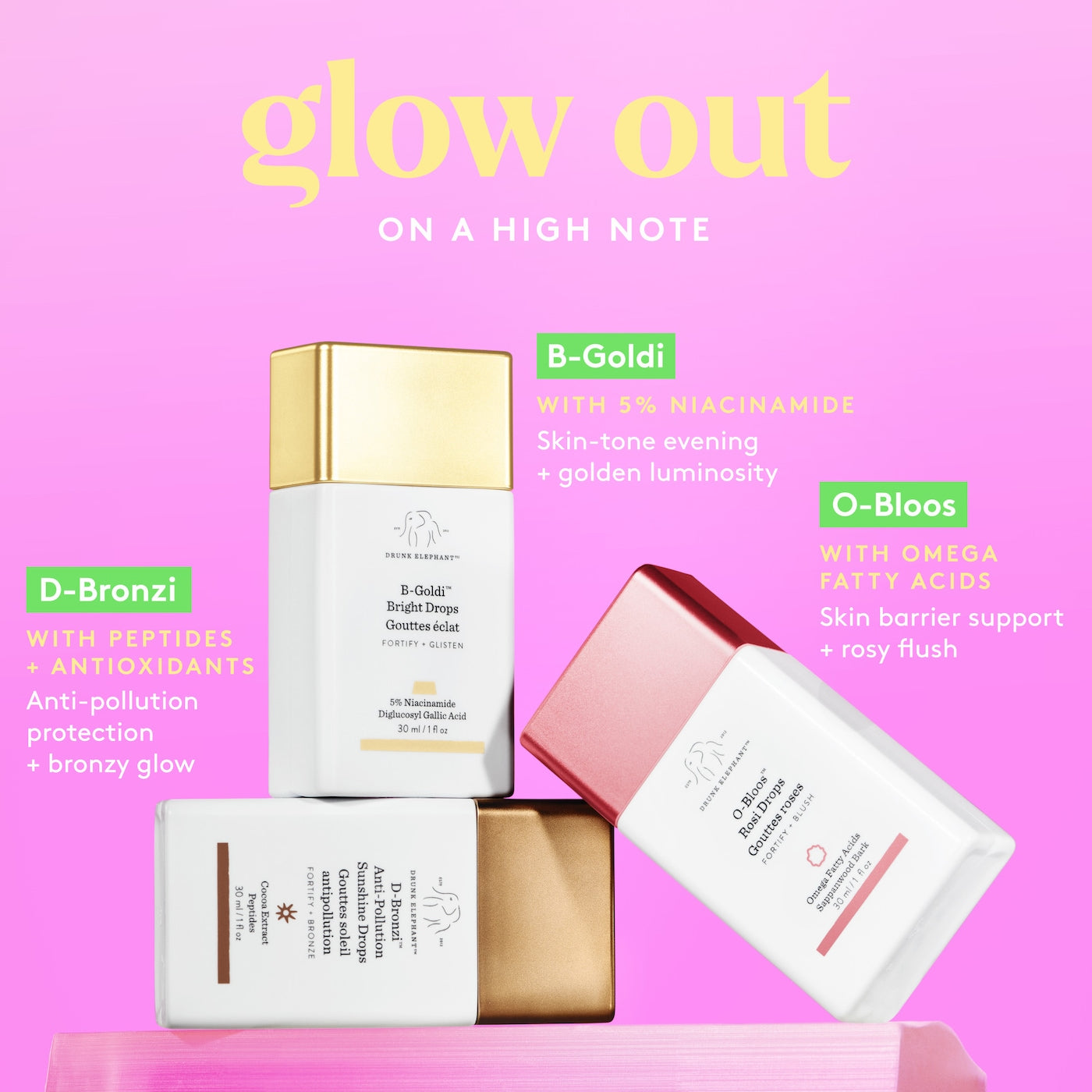 Drunk Elephant B-Goldi™ Bright Illuminating Drops with 5% Niacinamide *Pre-Orden*