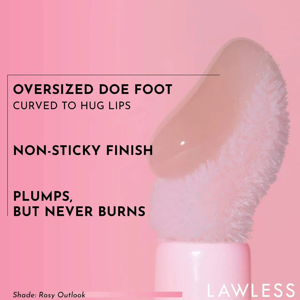 LAWLESS Forget The Filler Lip Plumper Line Smoothing Gloss *Pre-Orden*