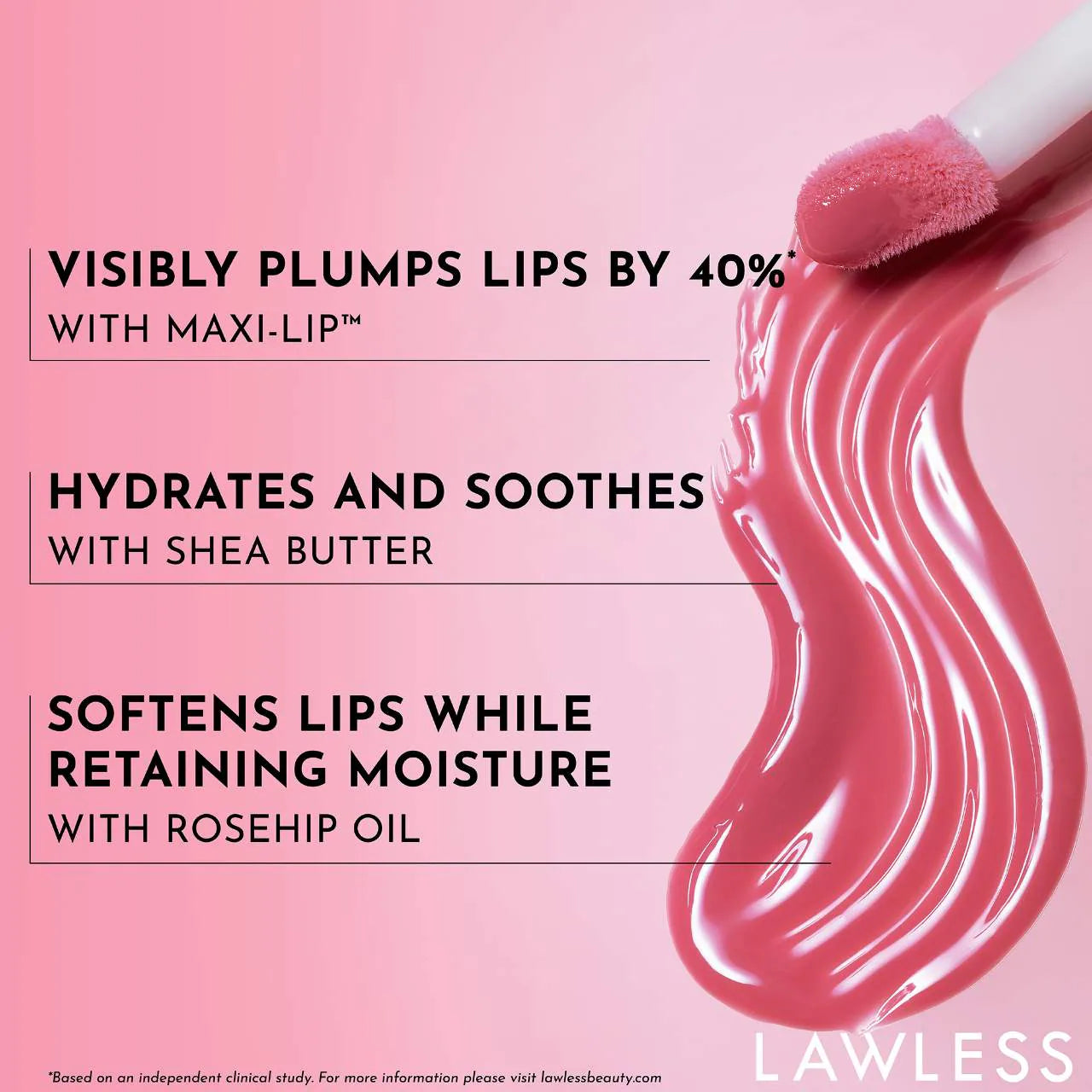 LAWLESS Forget The Filler Lip Plumper Line Smoothing Gloss *Pre-Orden*