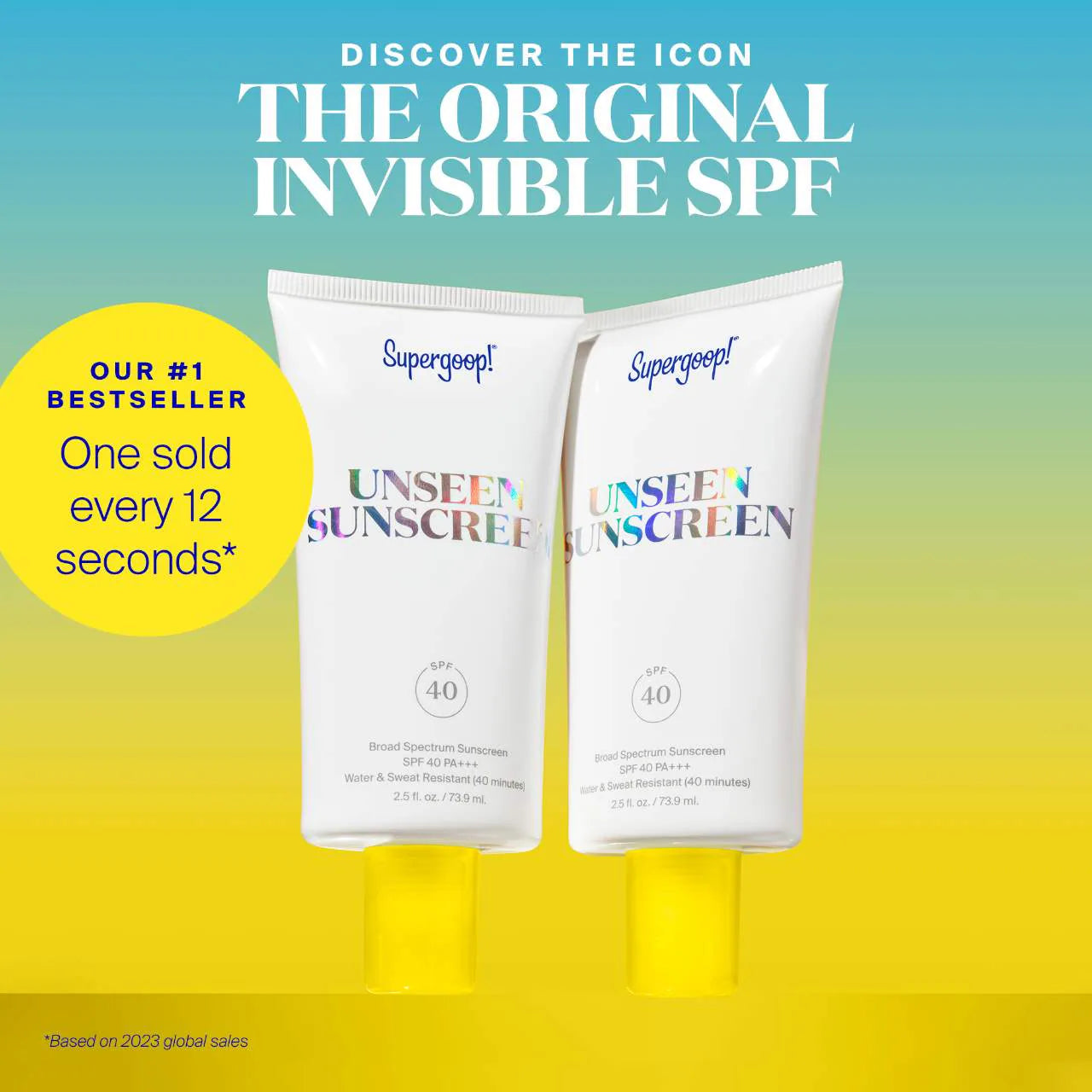 Supergoop! Unseen Sunscreen SPF 40 *Pre-Orden*