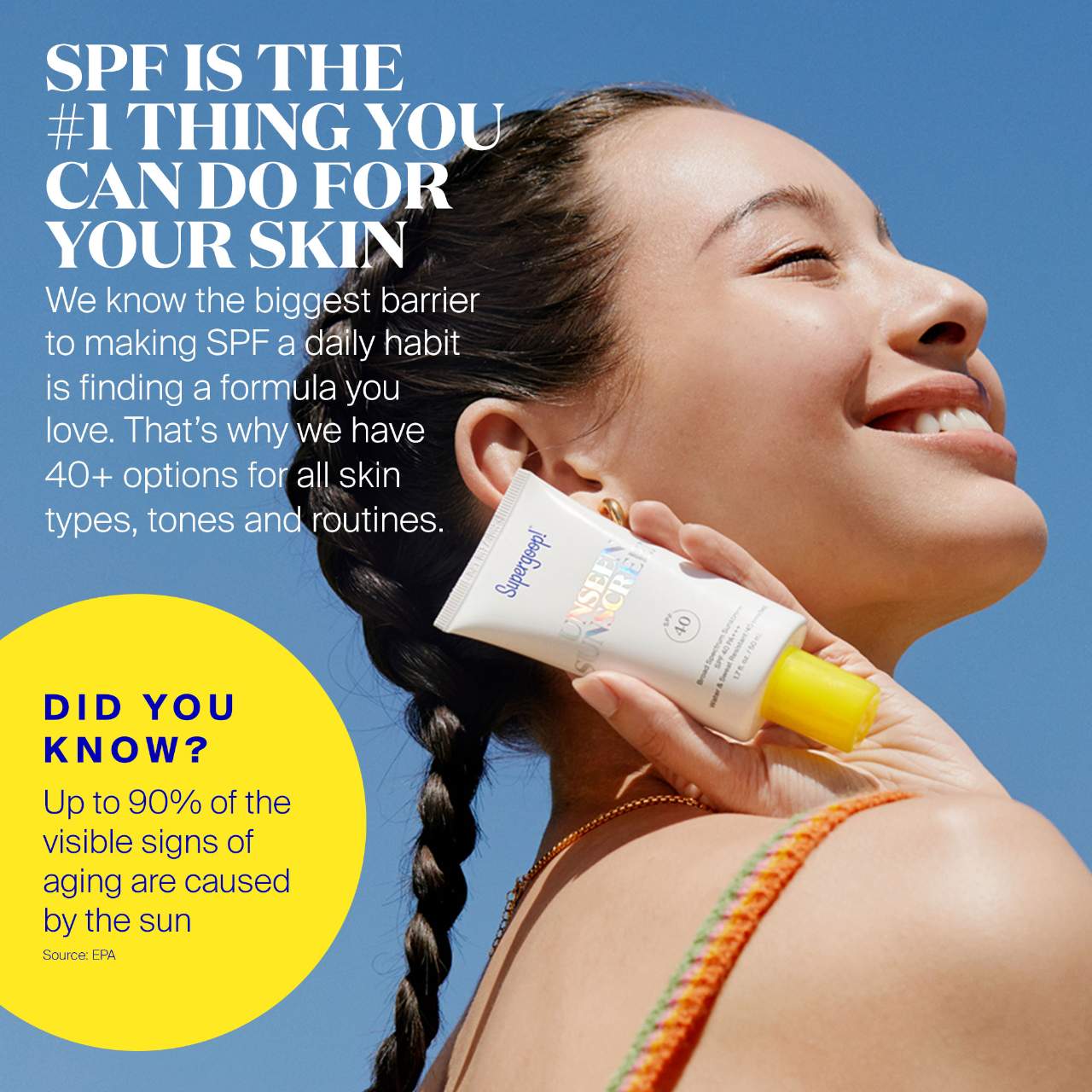 Supergoop! Unseen Sunscreen SPF 40 *Pre-Orden*