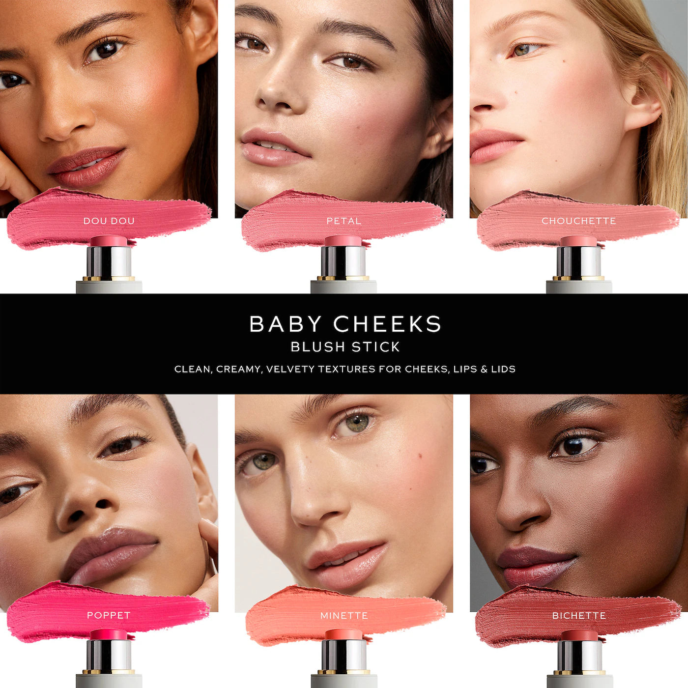 Westman Atelier Baby Cheeks Lip + Cheek Cream Blush Stick *Pre-Orden*