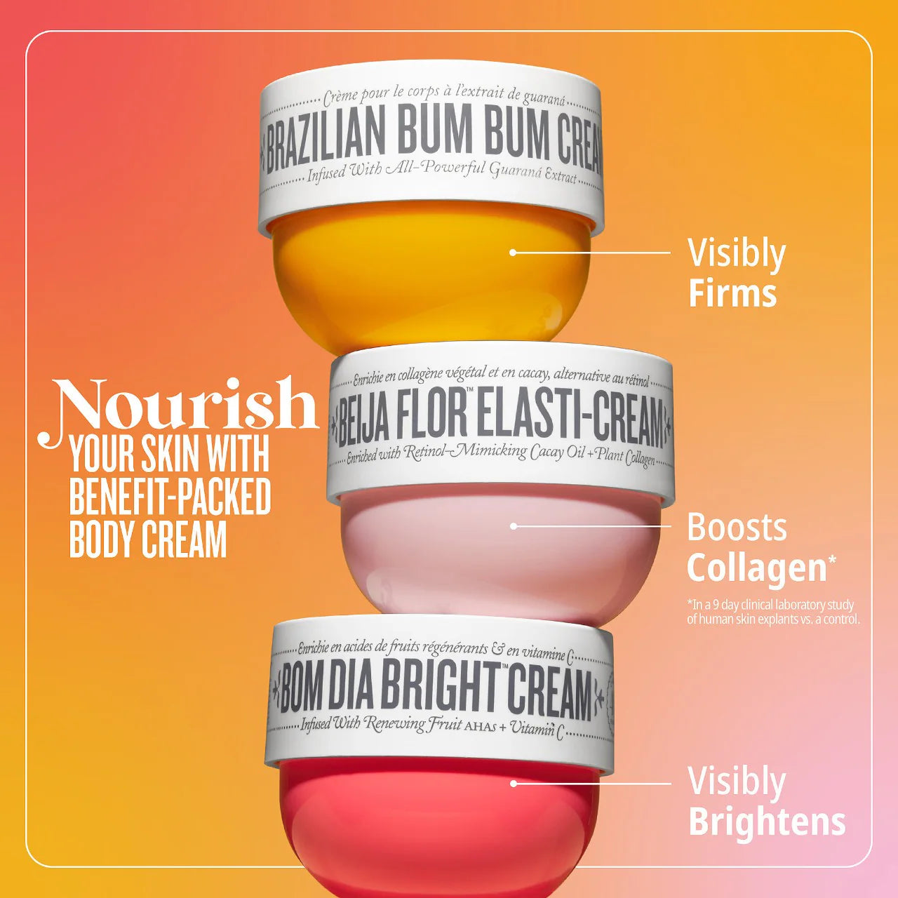 Sol de Janeiro Bom Dia Bright™ Visibly Brightening and Smoothing Body Cream with Vitamin C*Pre-Orden*