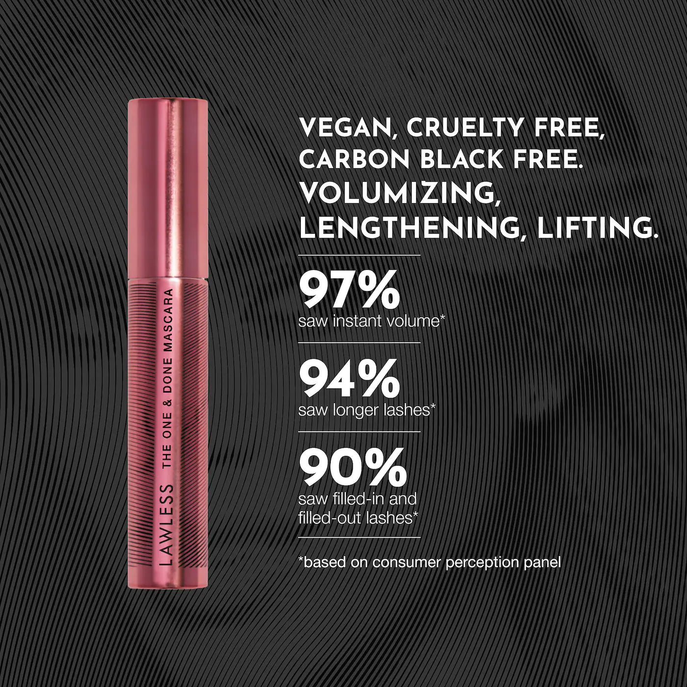 LAWLESS The One & Done Volumizing Mascara *Pre-Orden*