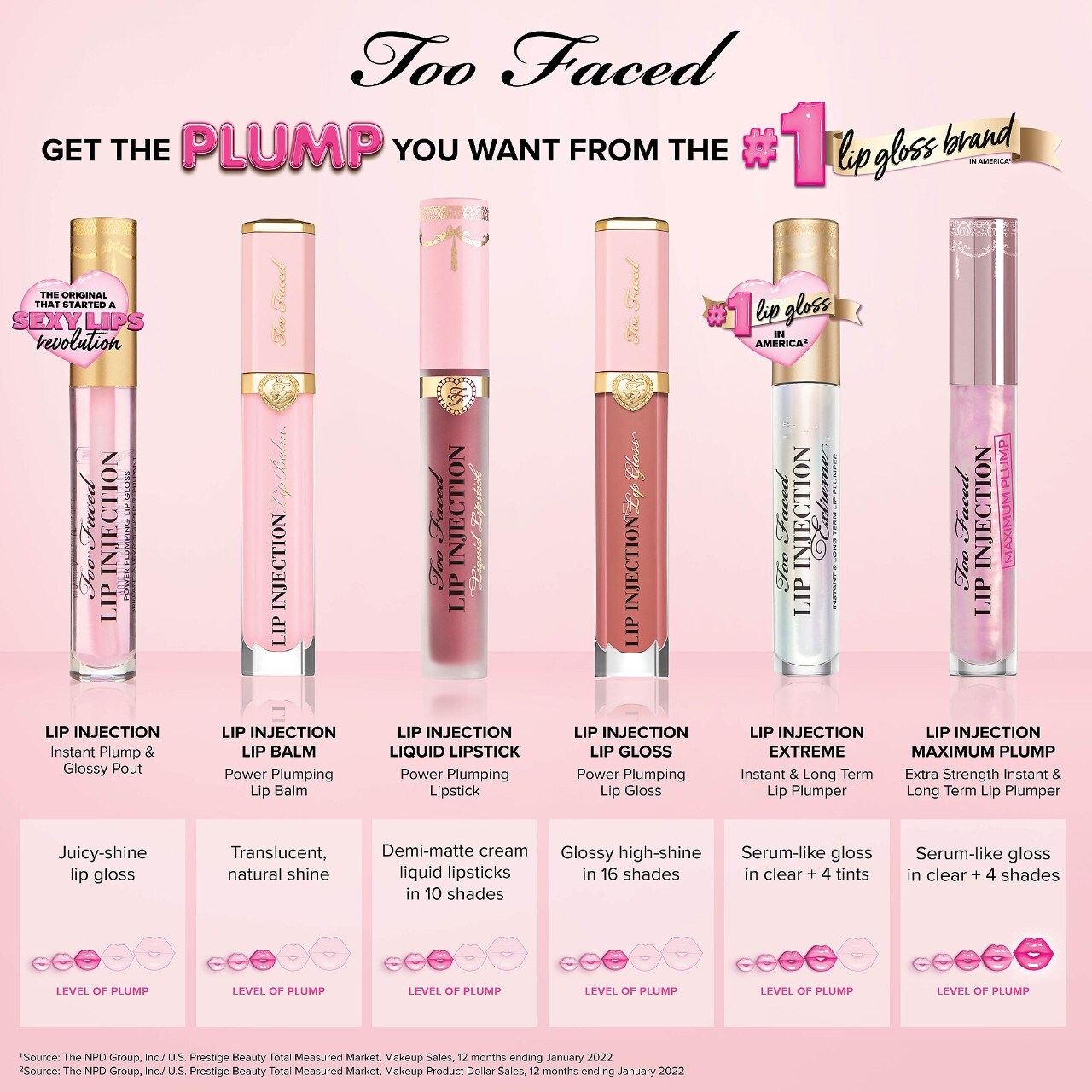 Too Faced Lip Injection Power Plumping Cream Liquid Lipstick *Pre-Orden*