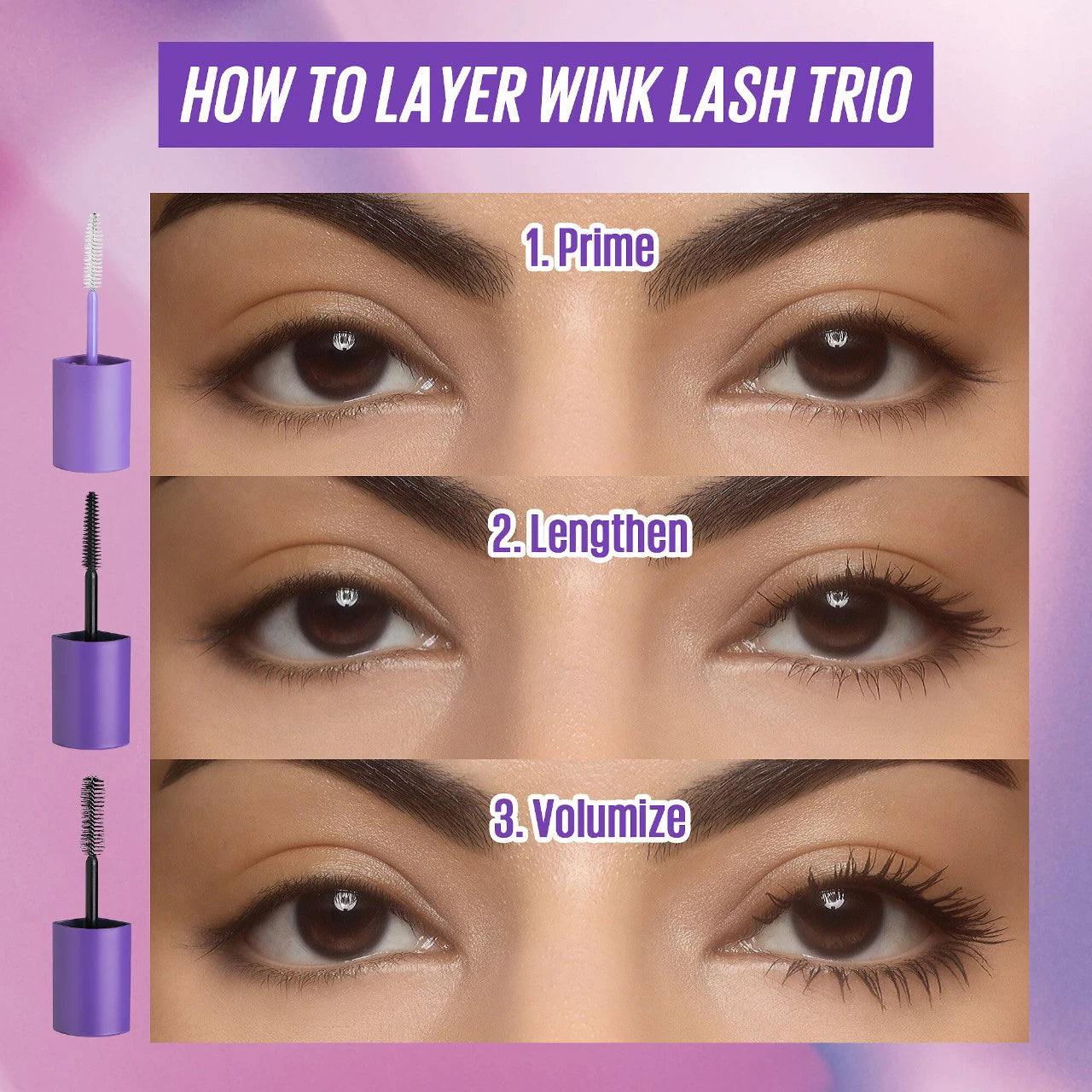 Kaja Wink Lash Trio Mascara *Pre-Orden*