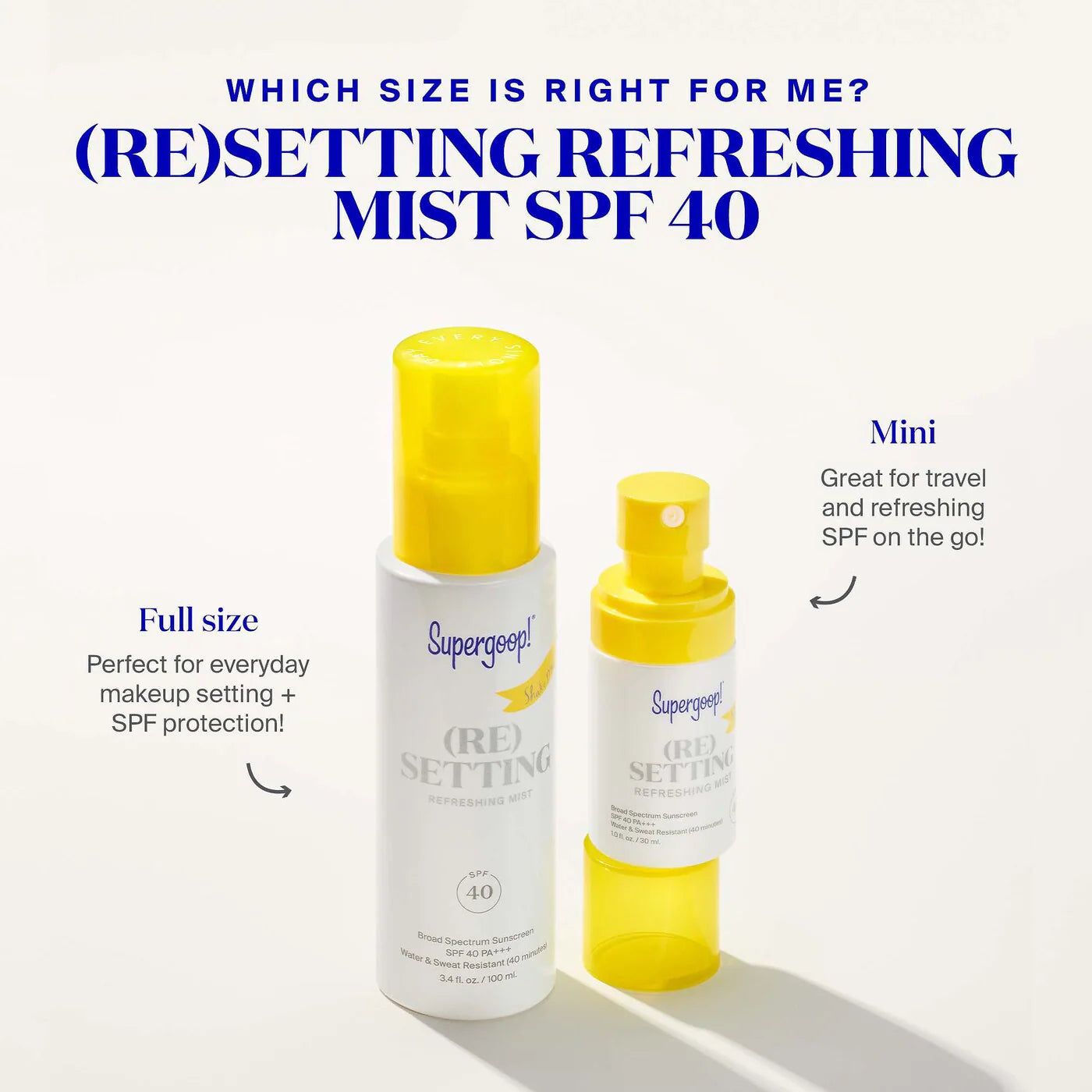 Supergoop! (Re) Setting Refreshing Mist SPF 40 *Pre-Orden*