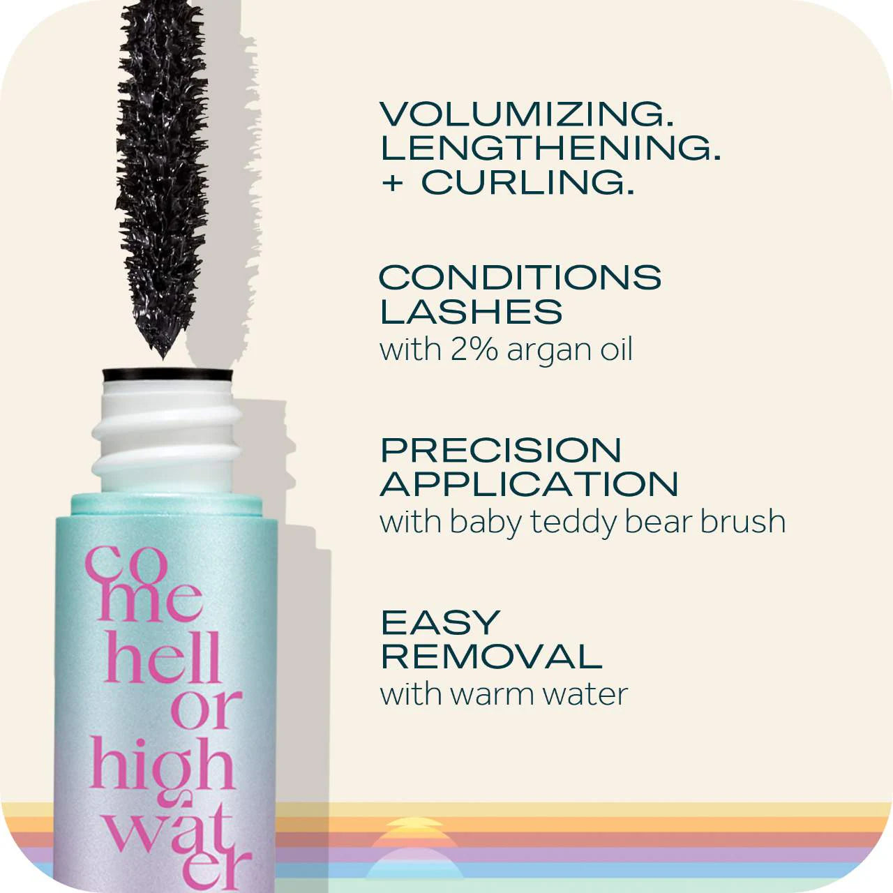 caliray Come Hell or High Water Volumizing & Lengthening Tubing Mascara *Pre-Orden*