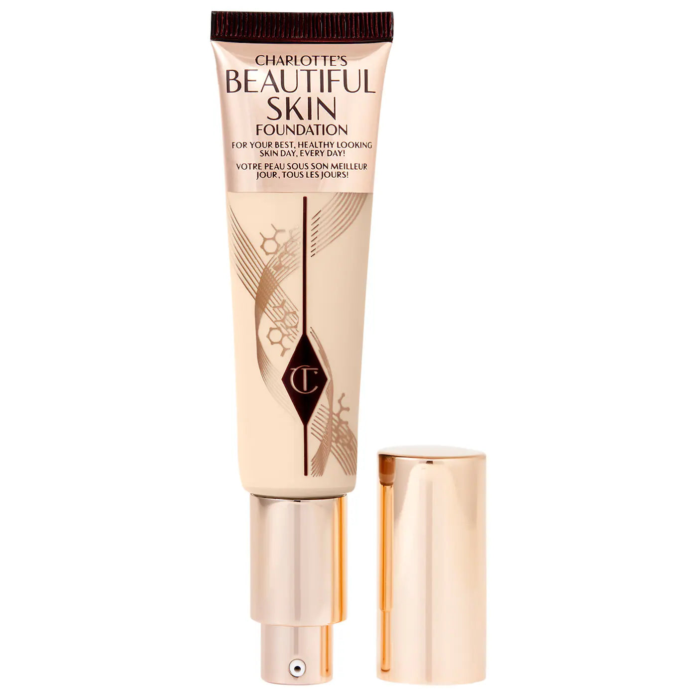 Charlotte Tilbury Beautiful Skin Medium Coverage Liquid Foundation with Hyaluronic Acid *Pre-Orden*