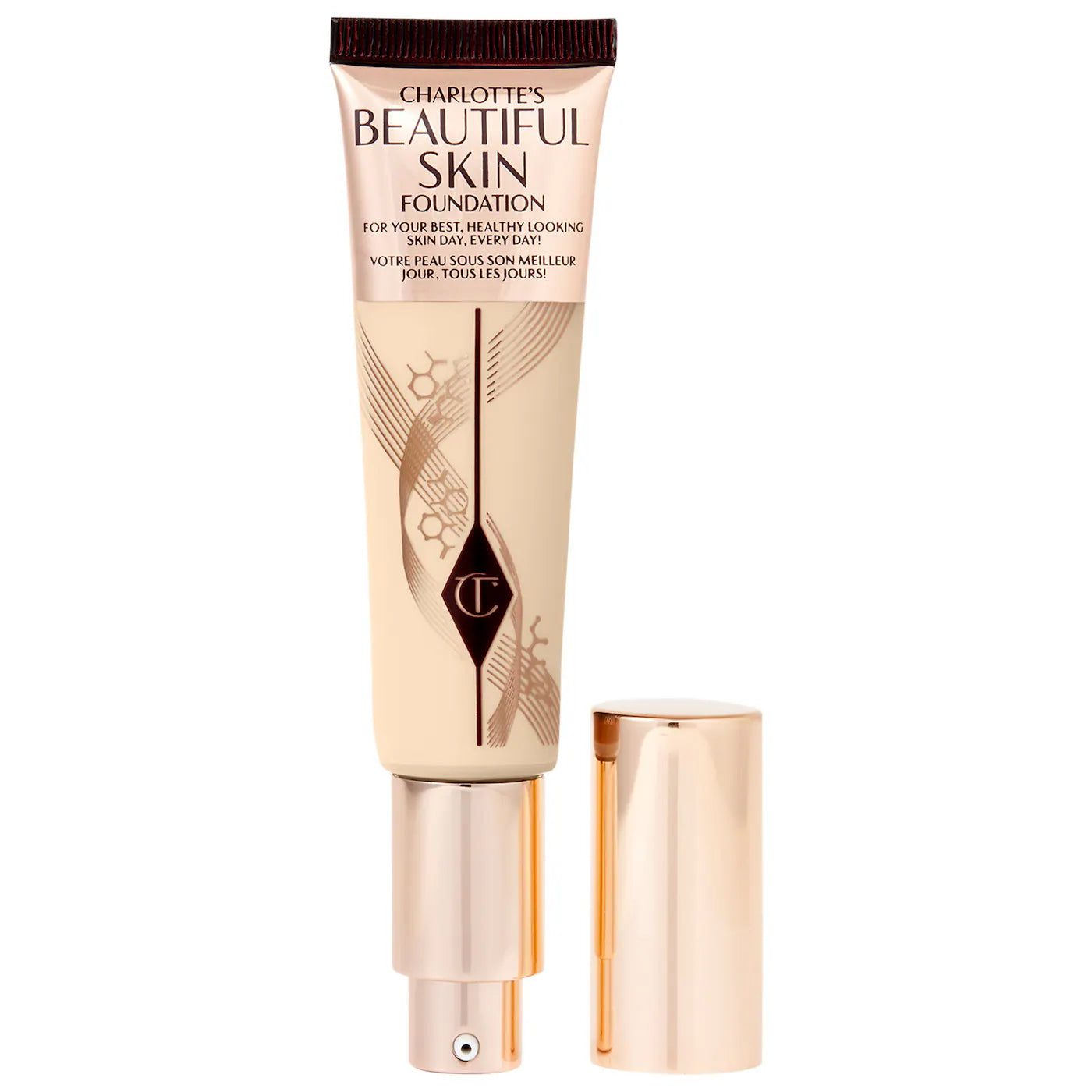 Charlotte Tilbury Beautiful Skin Medium Coverage Liquid Foundation with Hyaluronic Acid *Pre-Orden*