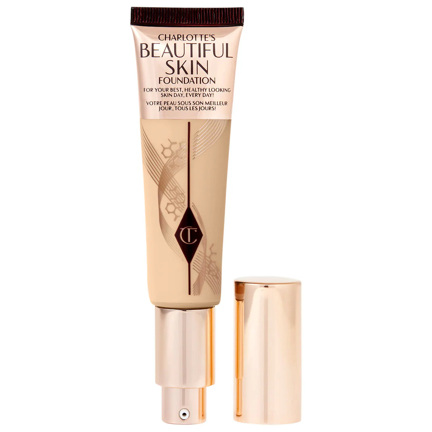 Charlotte Tilbury Beautiful Skin Medium Coverage Liquid Foundation with Hyaluronic Acid *Pre-Orden*