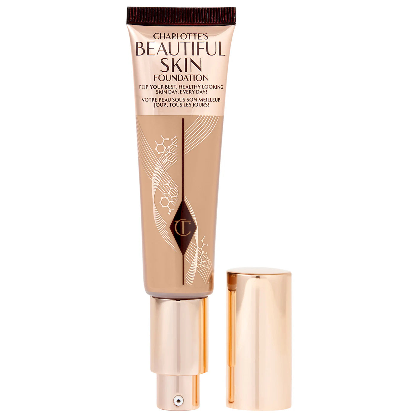 Charlotte Tilbury Beautiful Skin Medium Coverage Liquid Foundation with Hyaluronic Acid *Pre-Orden*