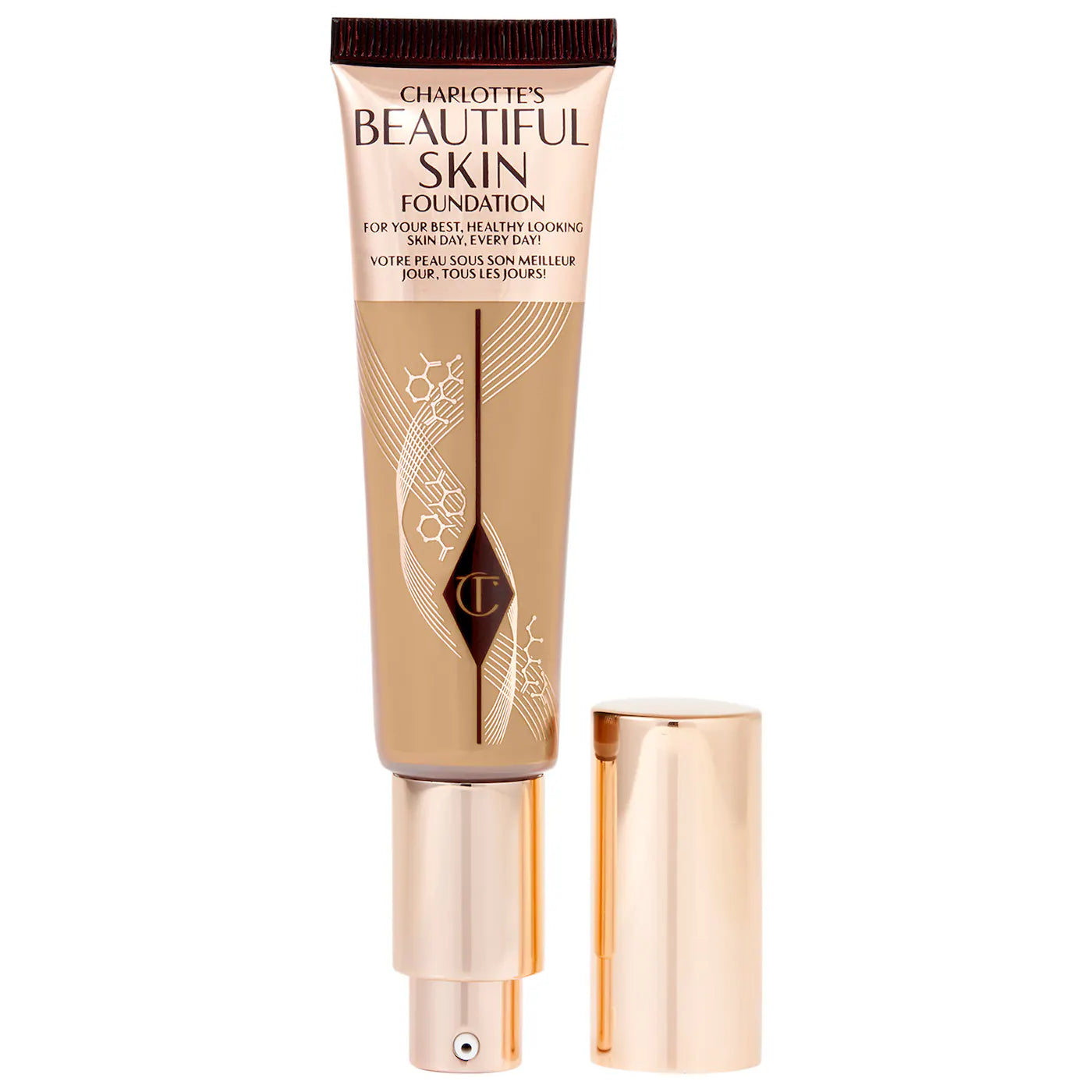 Charlotte Tilbury Beautiful Skin Medium Coverage Liquid Foundation with Hyaluronic Acid *Pre-Orden*