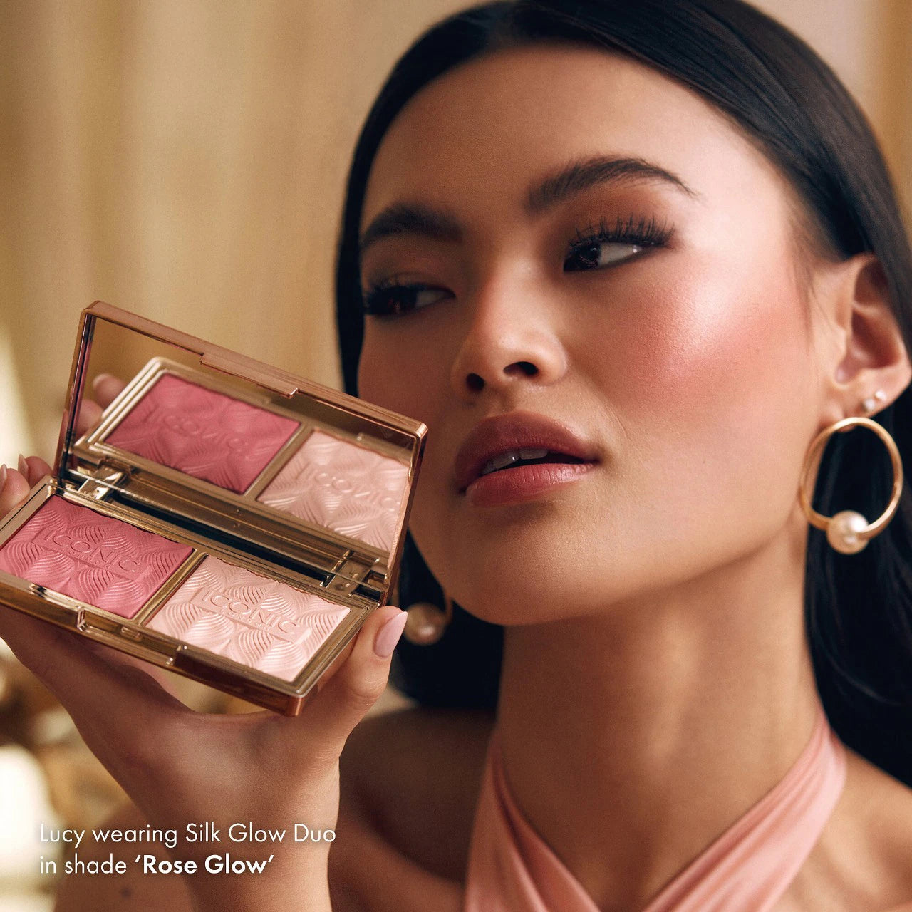 Iconic London Silk Glow Blush and Highlight Duo *Pre-Orden*