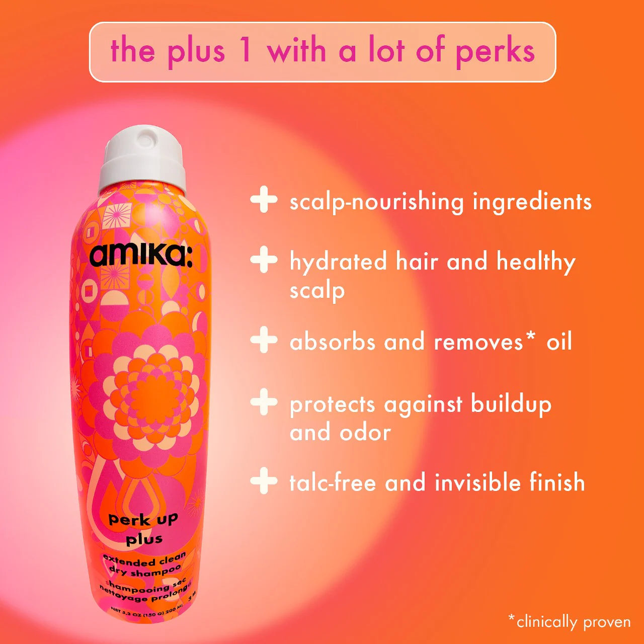 amika Mini Perk Up Plus Extended Clean Dry Shampoo *Pre-Orden*