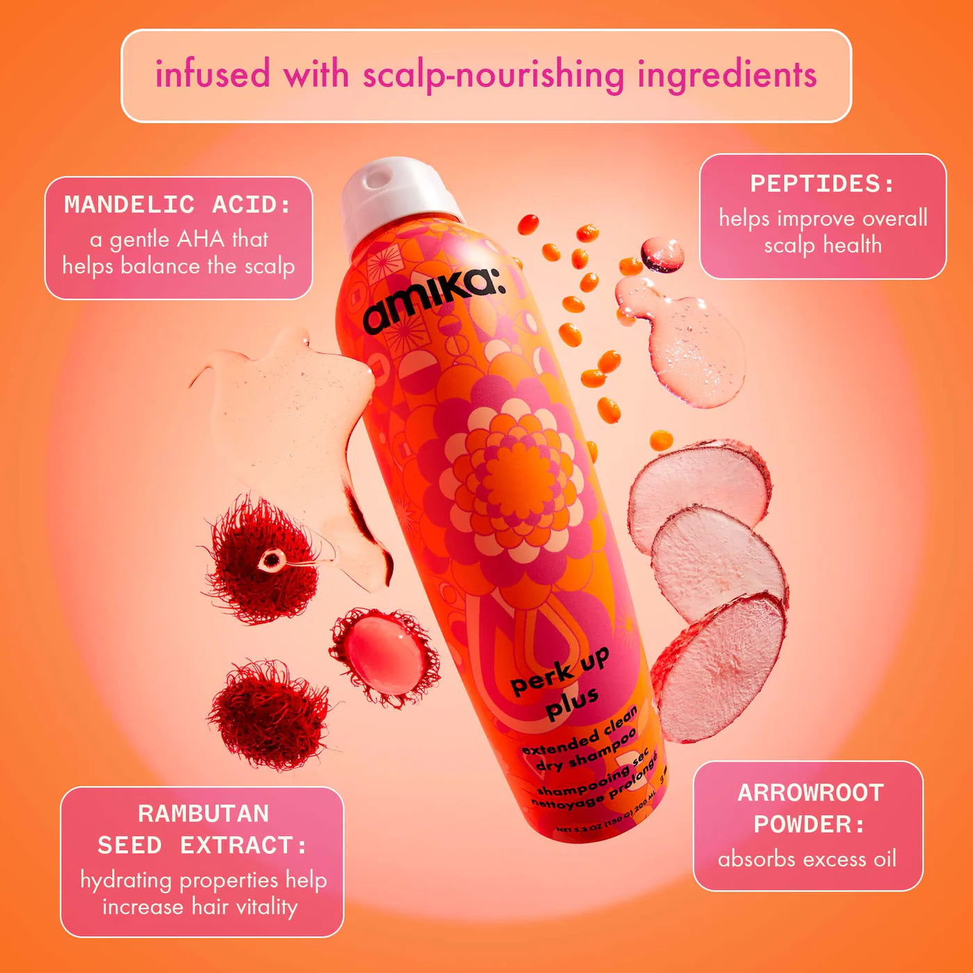 amika Mini Perk Up Plus Extended Clean Dry Shampoo *Pre-Orden*