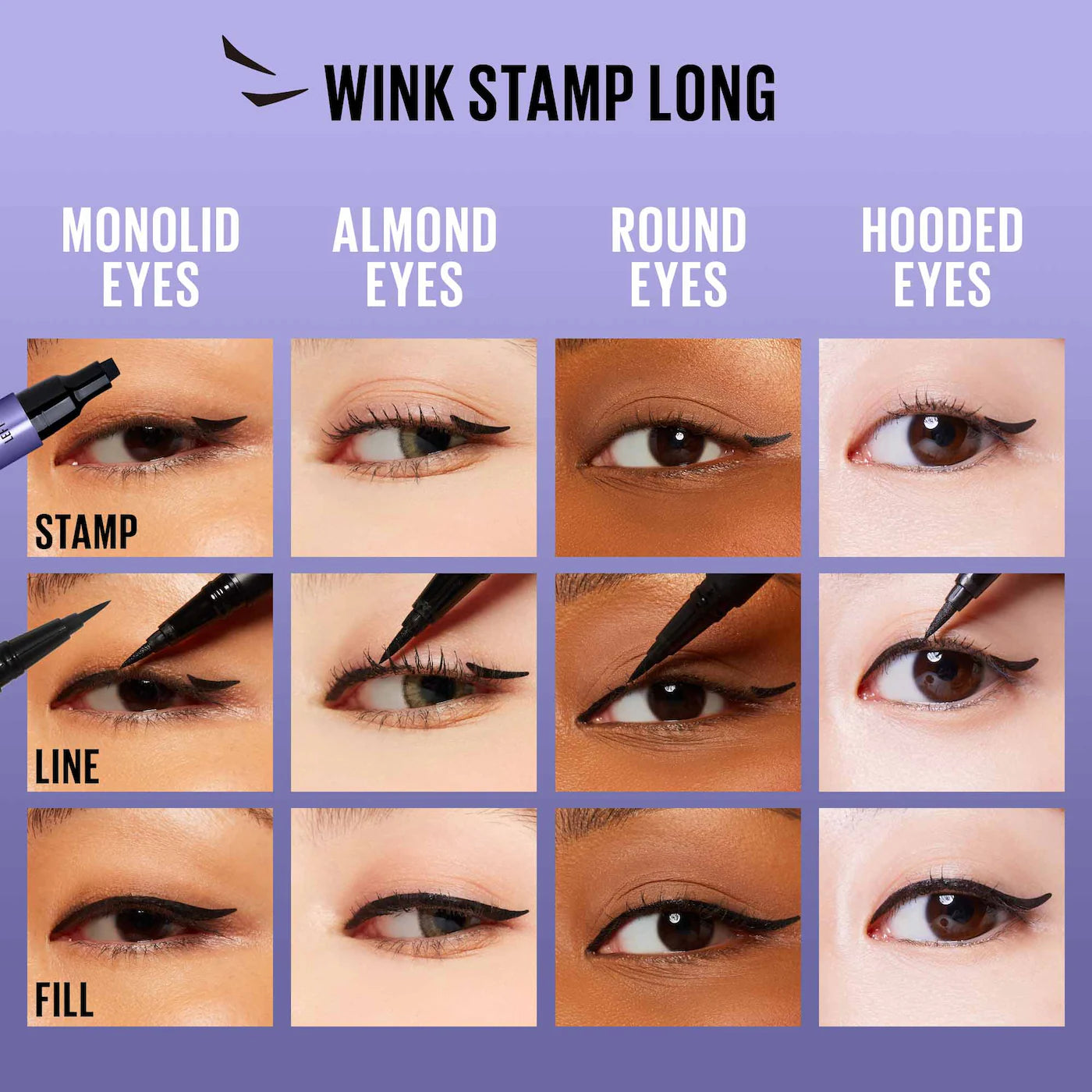 Kaja Wink Stamp Original Waterproof Wing Eyeliner Stamp & Pen *Pre-Orden*