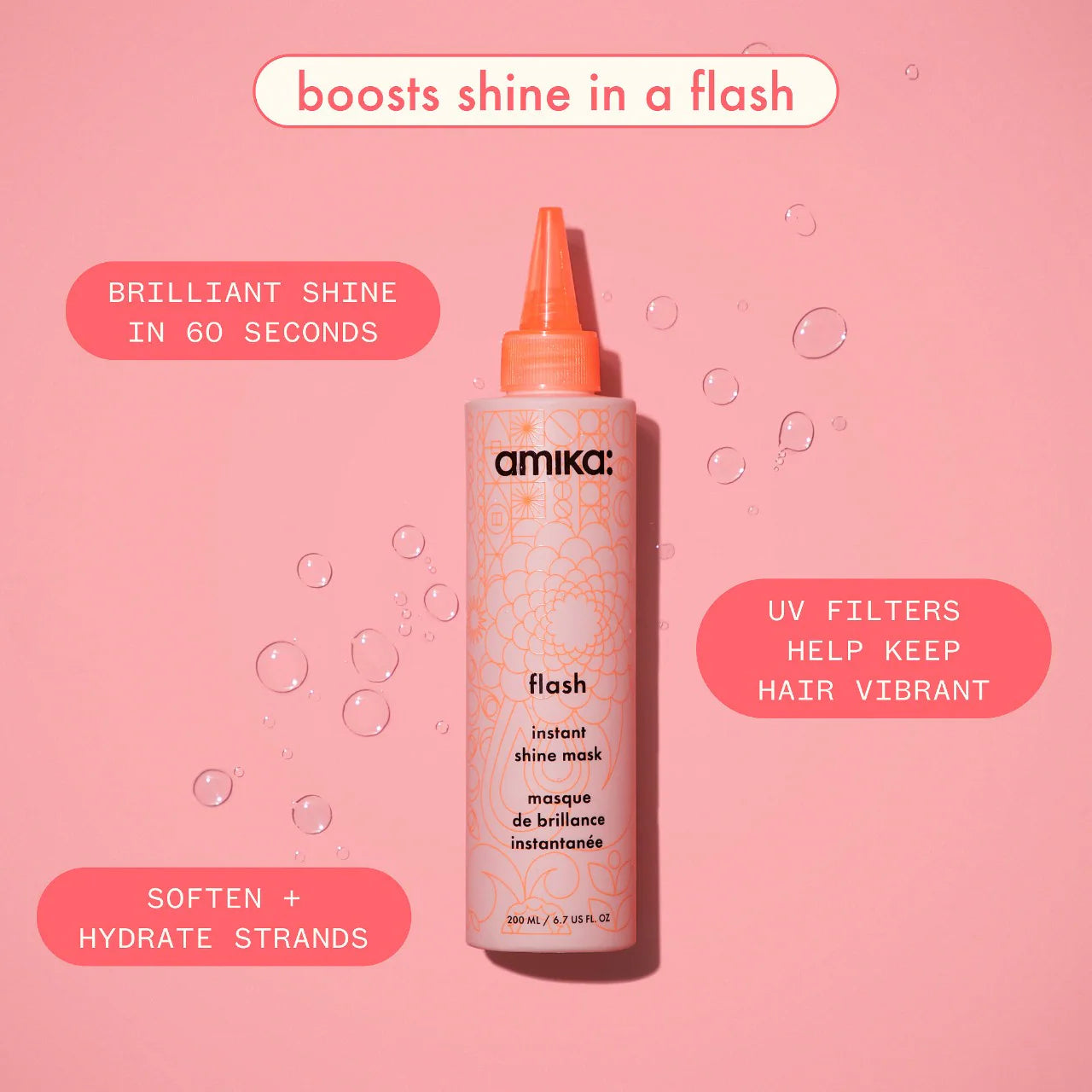 amika Flash Instant Shine Hair Gloss Mask *Pre-Orden*