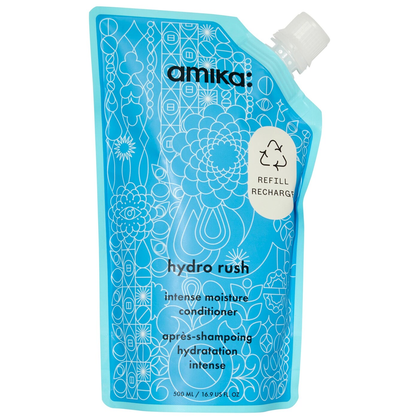 amika Hydro Rush Intense Moisture Conditioner with Hyaluronic Acid *Pre-Orden*