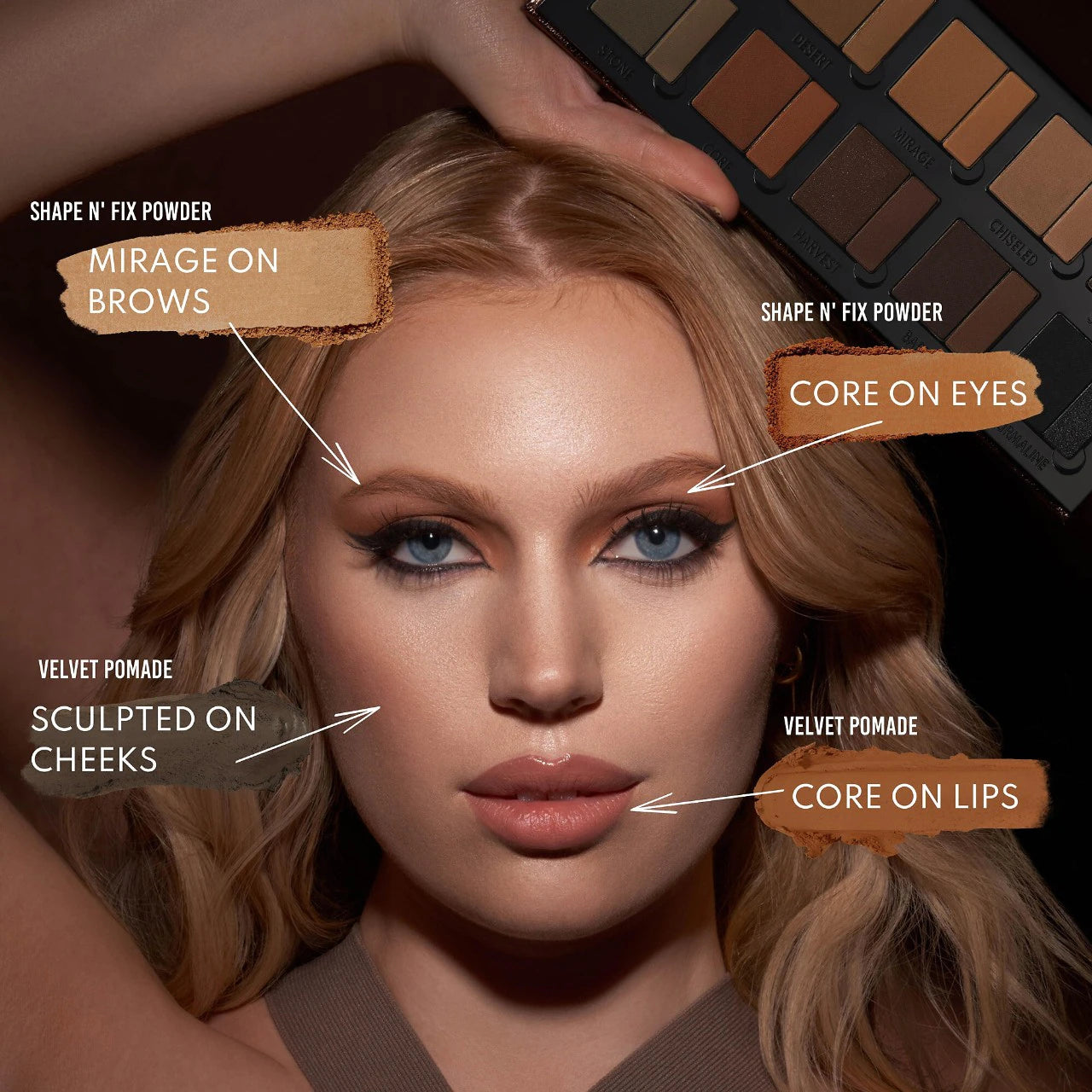 Danessa Myricks Beauty Groundwork: Defining Neutrals - Palette For Eyes, Brows, Face & Lips *Pre-Orden*