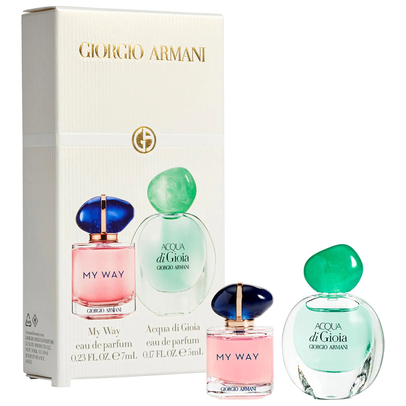 Armani Beauty Mini My Way & Acqua di Gioia Perfume Duo LIMITED EDITION *Pre-Orden*