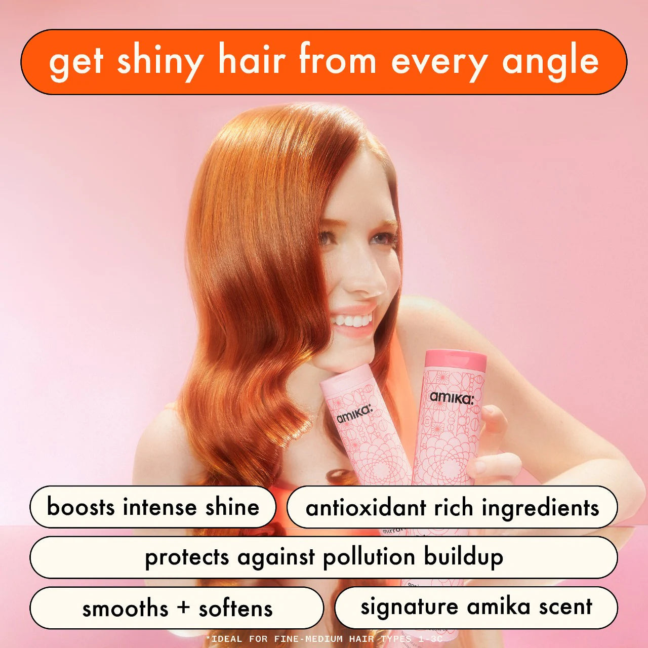 amika Mirrorball High Shine + Protect Antioxidant Shampoo *Pre-Orden*