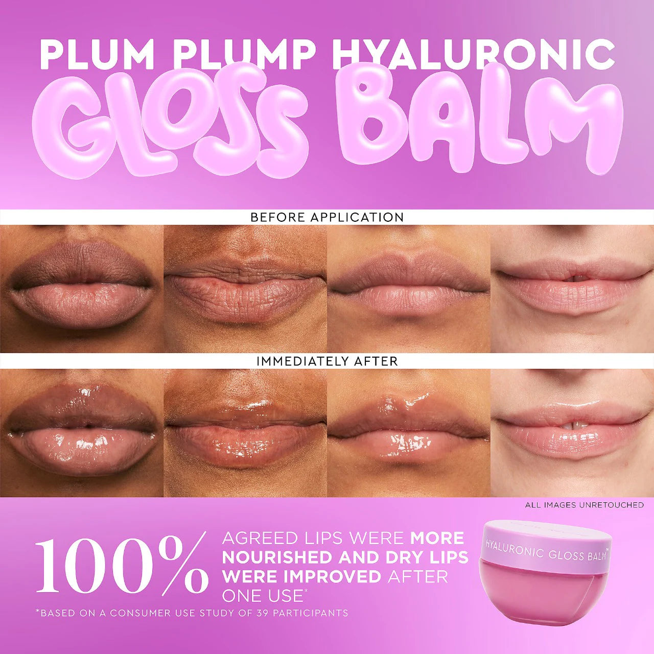 Glow Recipe Plum Plump Hyaluronic Acid Lip Gloss Balm *Pre-Orden*