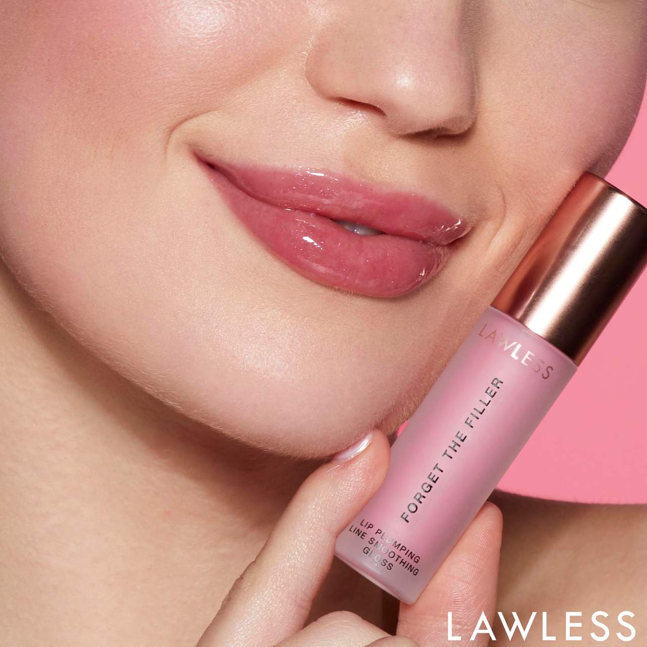 LAWLESS Forget The Filler Lip Plumper Line Smoothing Gloss *Pre-Orden*