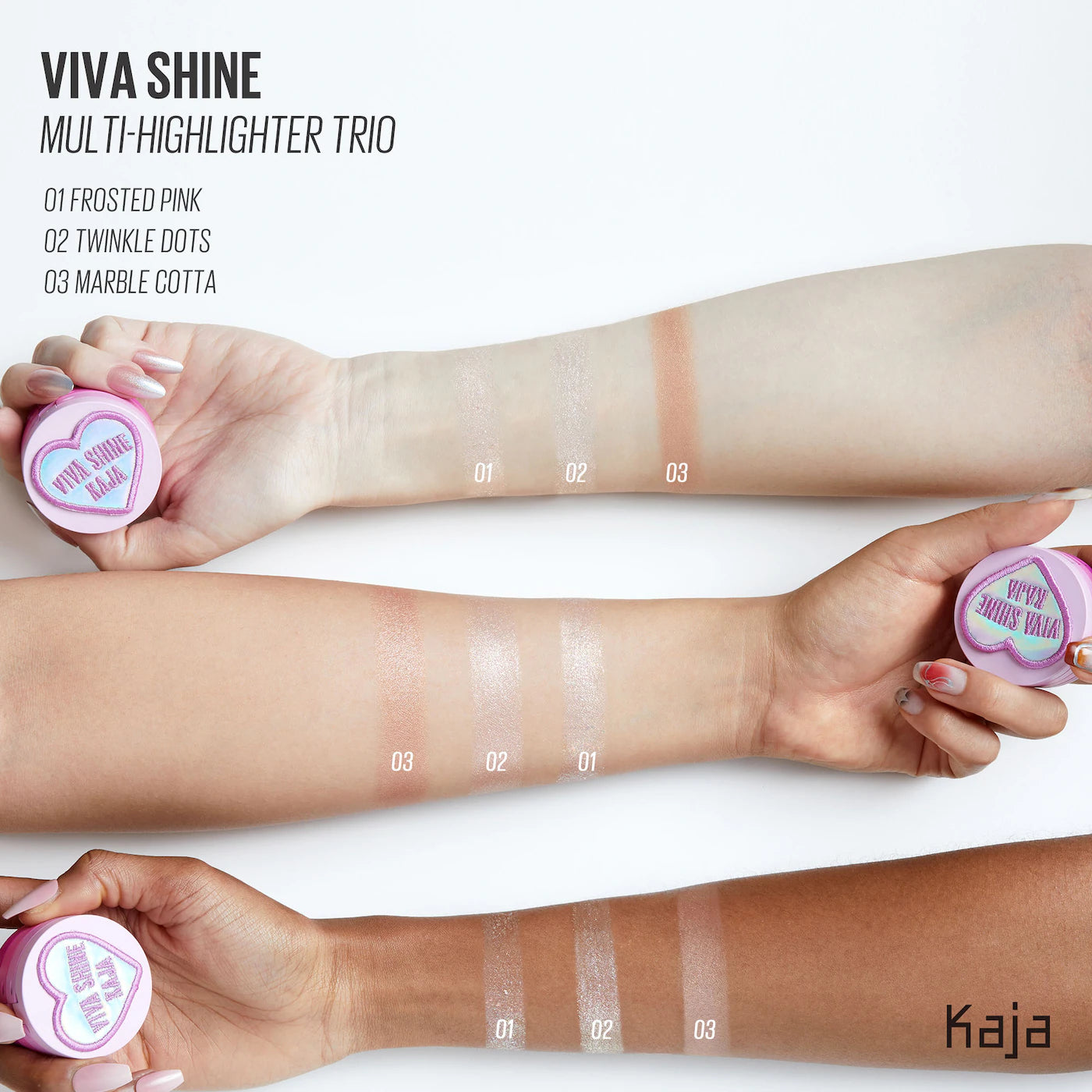 Kaja Viva Shine Bento Highlighter + Eyeshadow Palette *Pre-Orden*