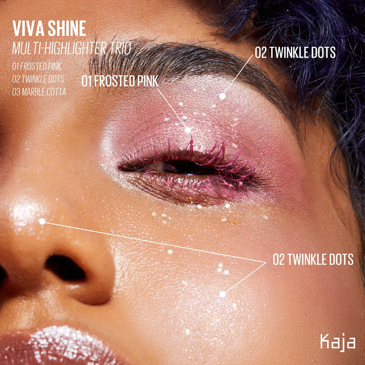 Kaja Viva Shine Bento Highlighter + Eyeshadow Palette *Pre-Orden*