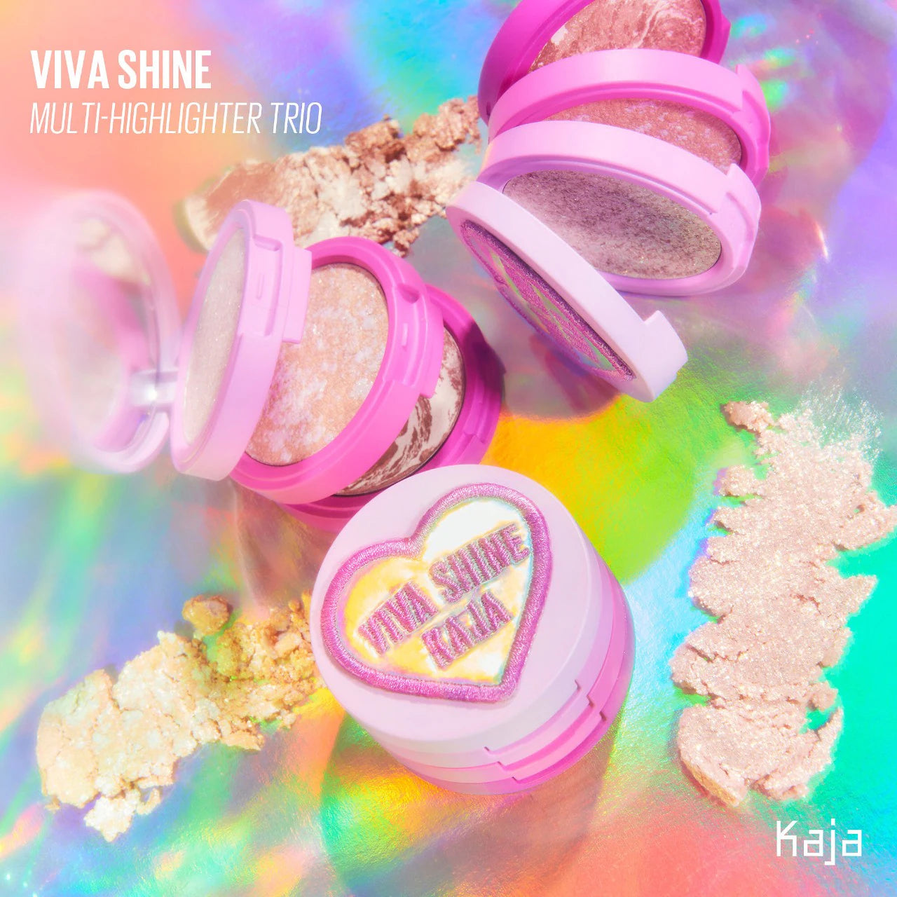 Kaja Viva Shine Bento Highlighter + Eyeshadow Palette *Pre-Orden*