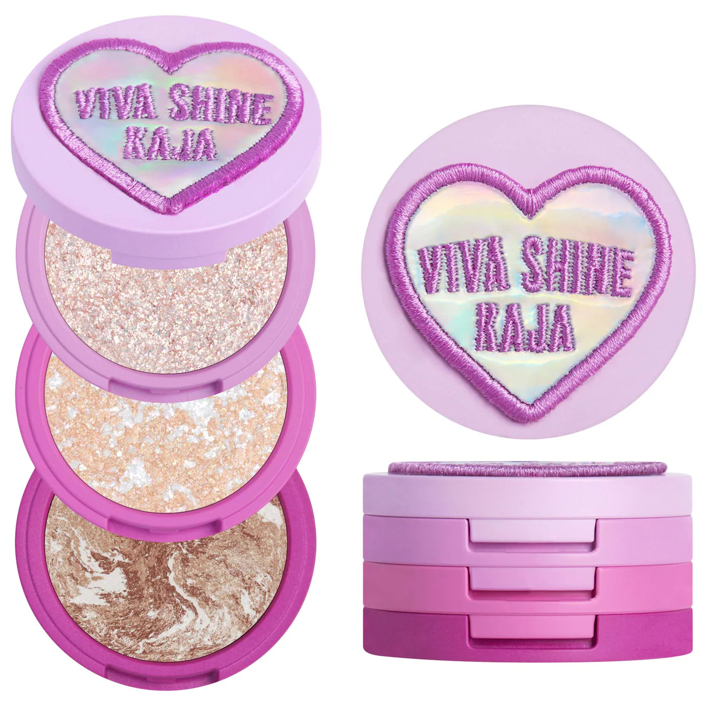 Kaja Viva Shine Bento Highlighter + Eyeshadow Palette *Pre-Orden*