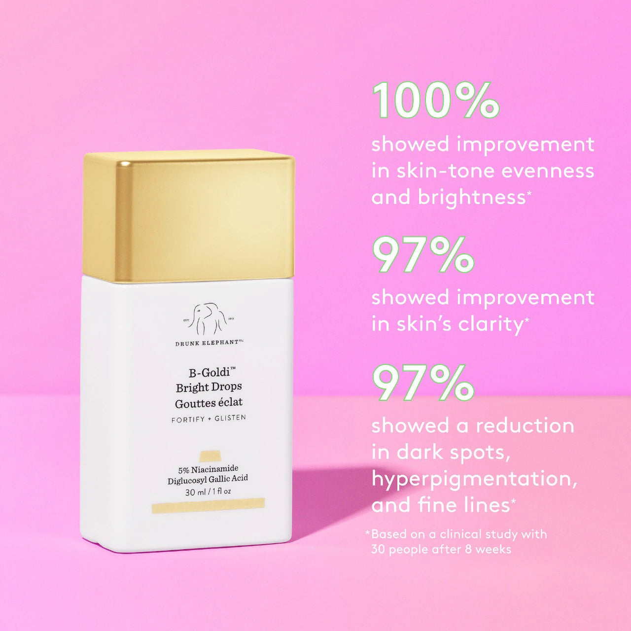 Drunk Elephant B-Goldi™ Bright Illuminating Drops with 5% Niacinamide *Pre-Orden*