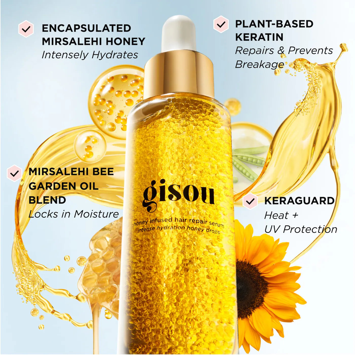 Gisou Honey Infused Hair Repair Serum *Pre-Orden*