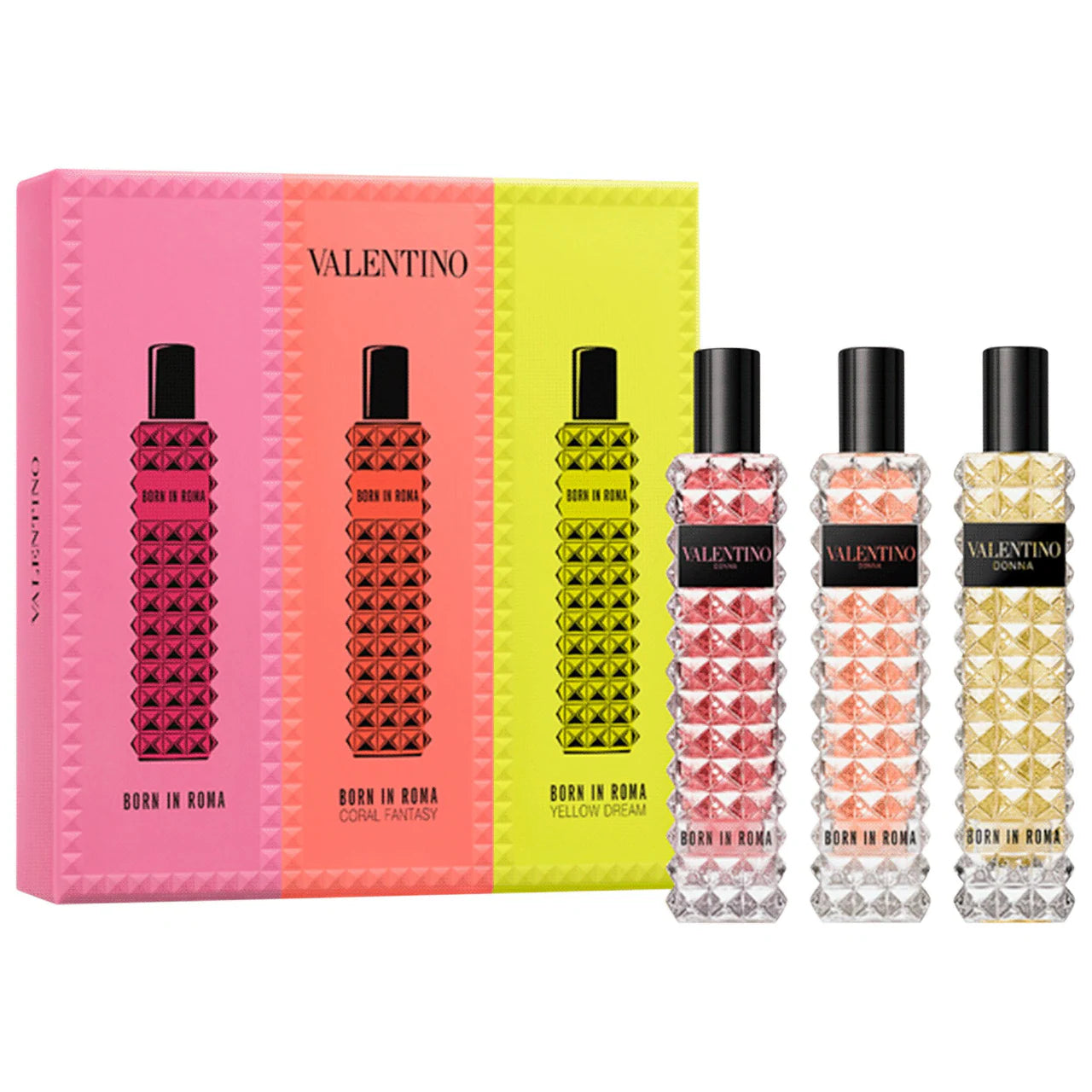 Valentino Donna Born in Roma Travel Spray Perfume Discovery Set LIMITED EDITION *Pre-Orden*