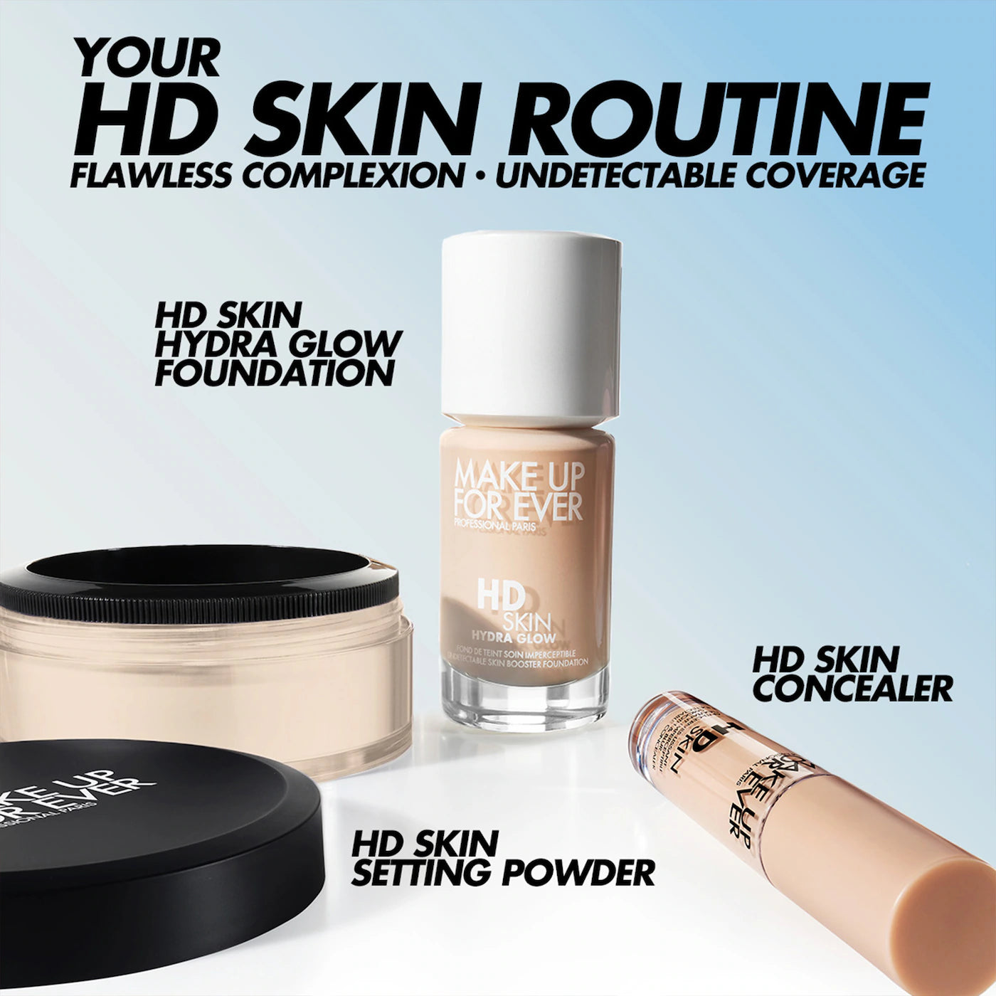 MAKE UP FOR EVER HD Skin Hydra Glow Hydrating Foundation with Hyaluronic Acid *Pre-Orden*